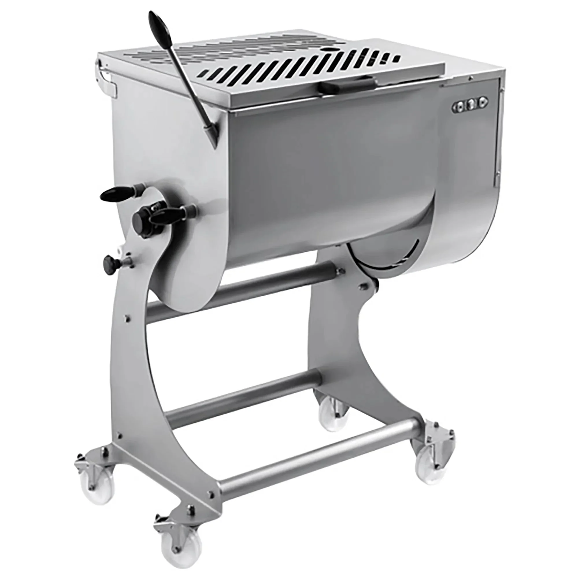 Omcan 47134 Heavy Duty Electric Meat Mixer - 110 LBS Capacity, (2) 0.5 HP, 220V