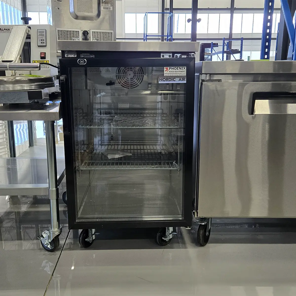 **SCRATCH & DENT** Nordic Air 24" Commercial Deep Single Door Back Bar Cooler - Image 2
