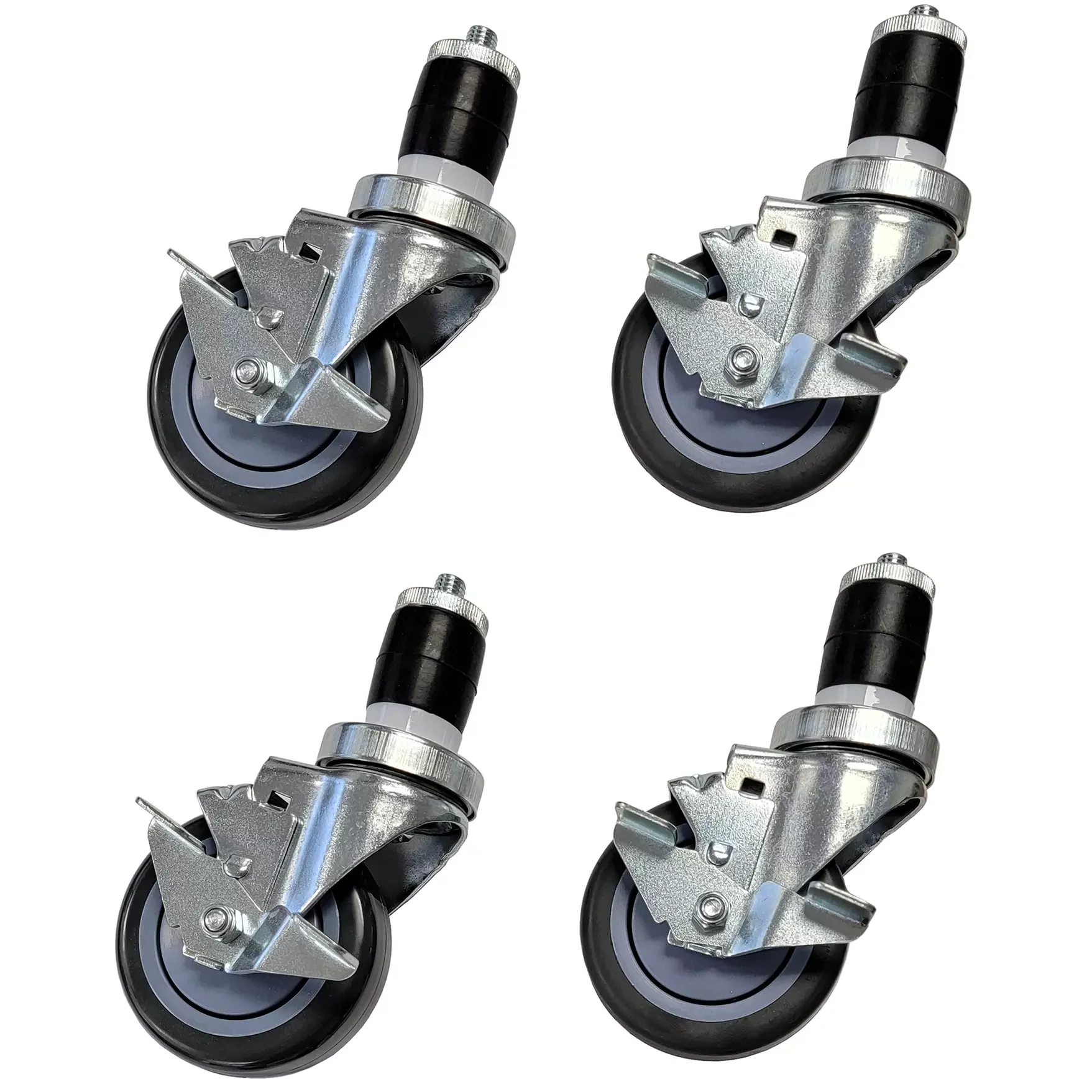 Phoenix 4" Casters For Stainless Steel Tables (Full Set) - Image 3
