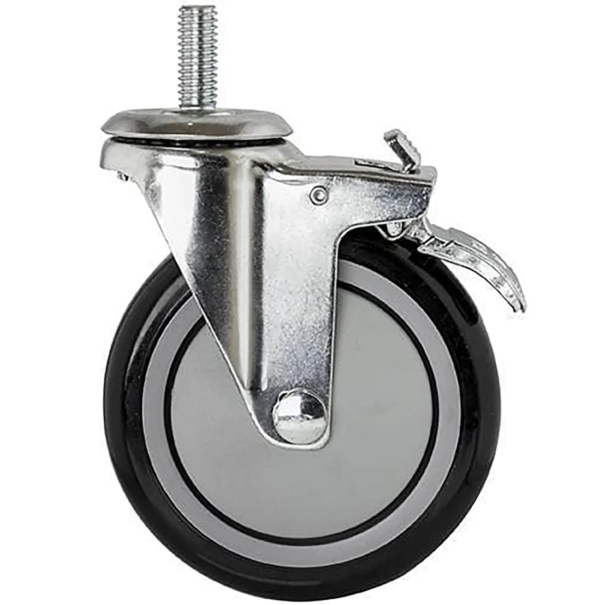 Phoenix Casters For Wire Shelving (Set of 4) - Rubber & Polyurethane Options