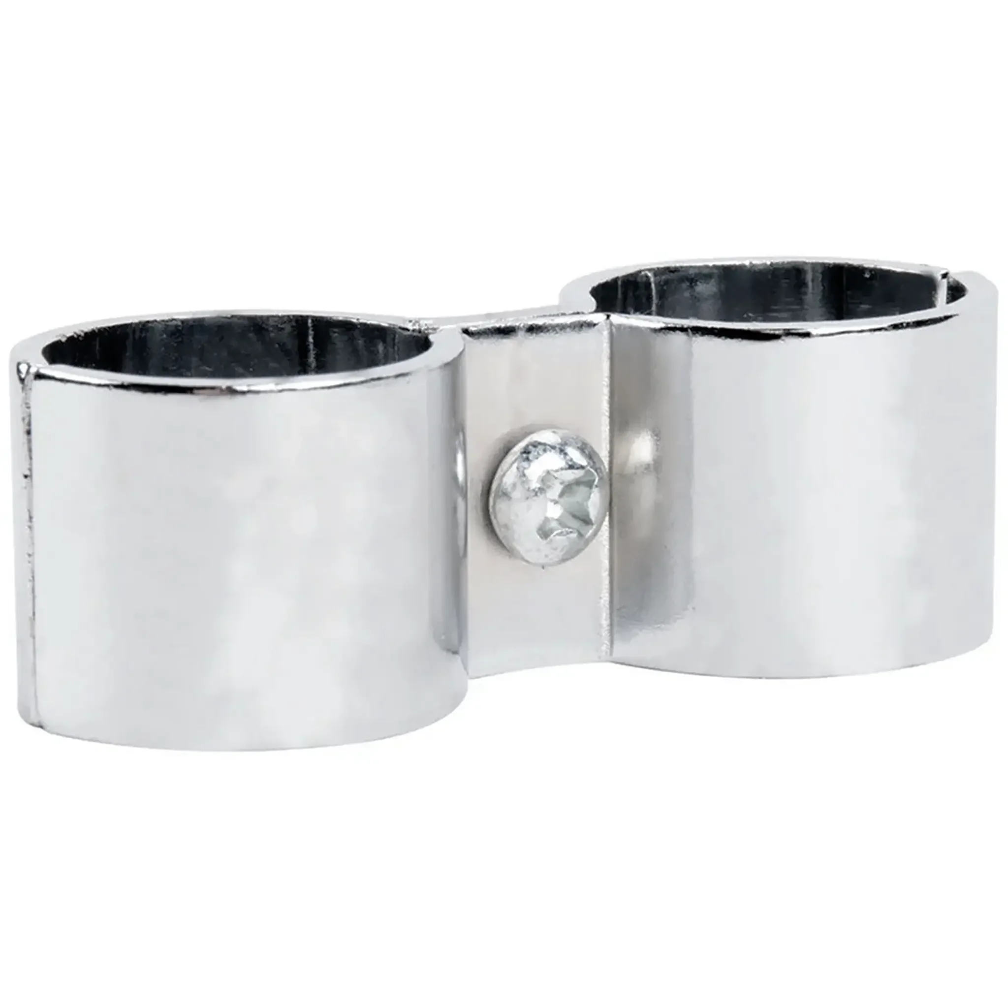 Phoenix Chrome/Black Epoxy Wire Shelf Post Clamp - Image 3