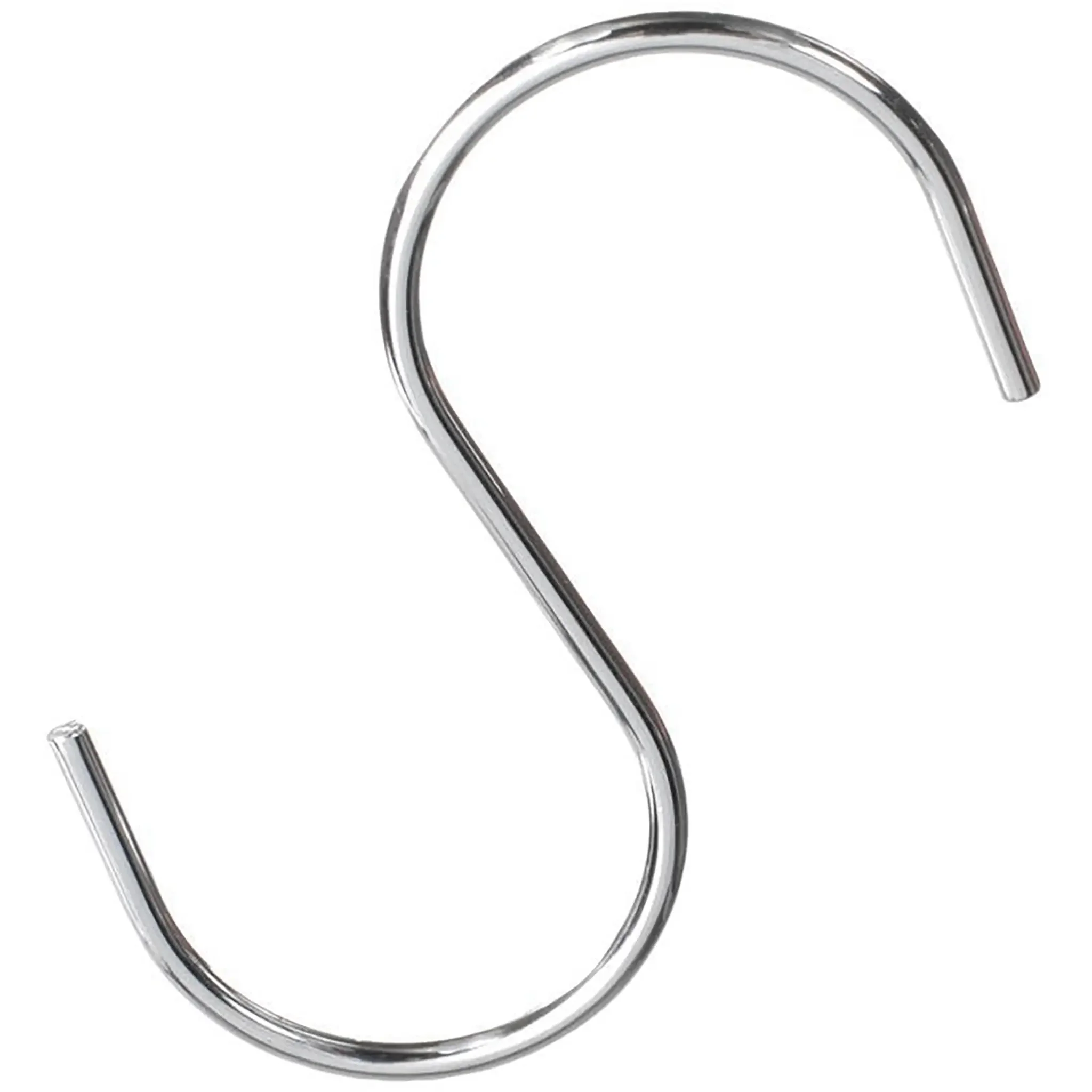 Phoenix Chrome/Black Epoxy Wire Shelf S Hooks - Sold Individually