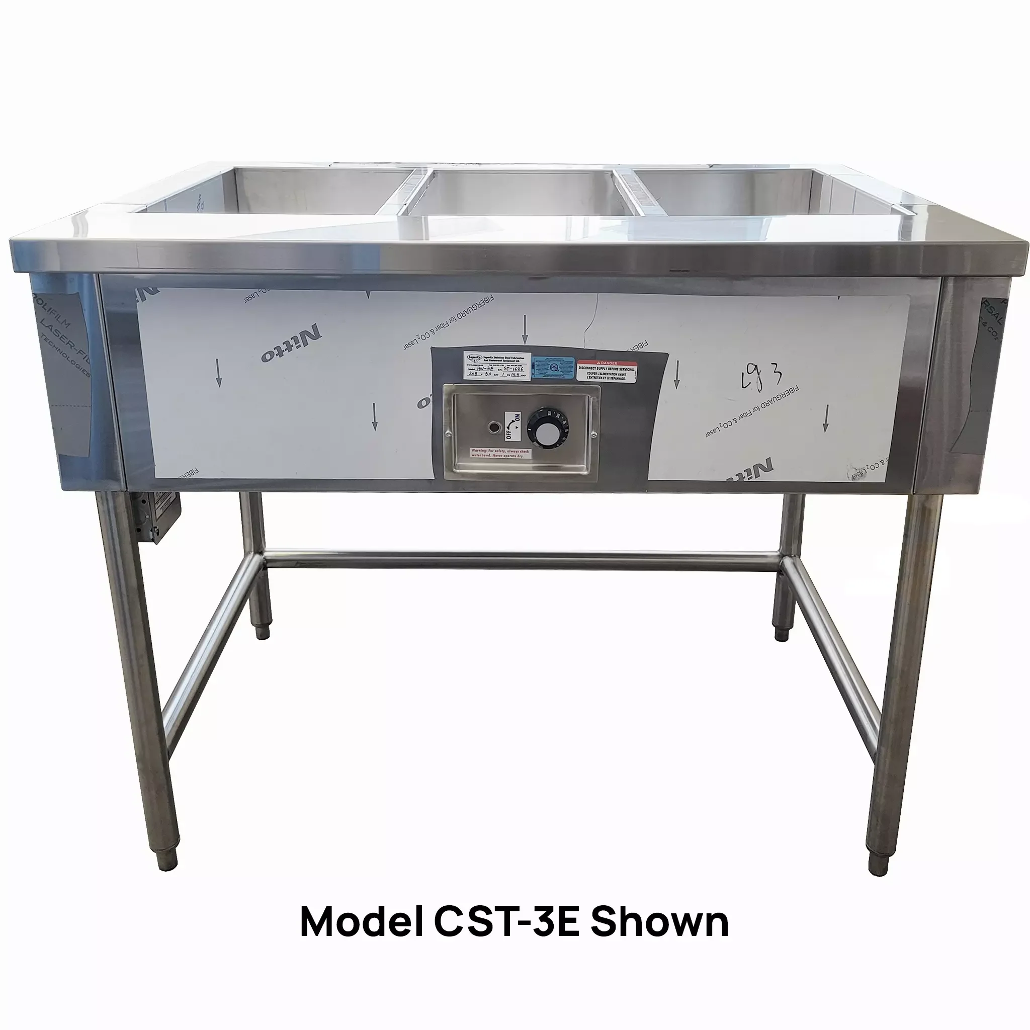 Phoenix CST-5E Economy Steam Table - 5 Wells