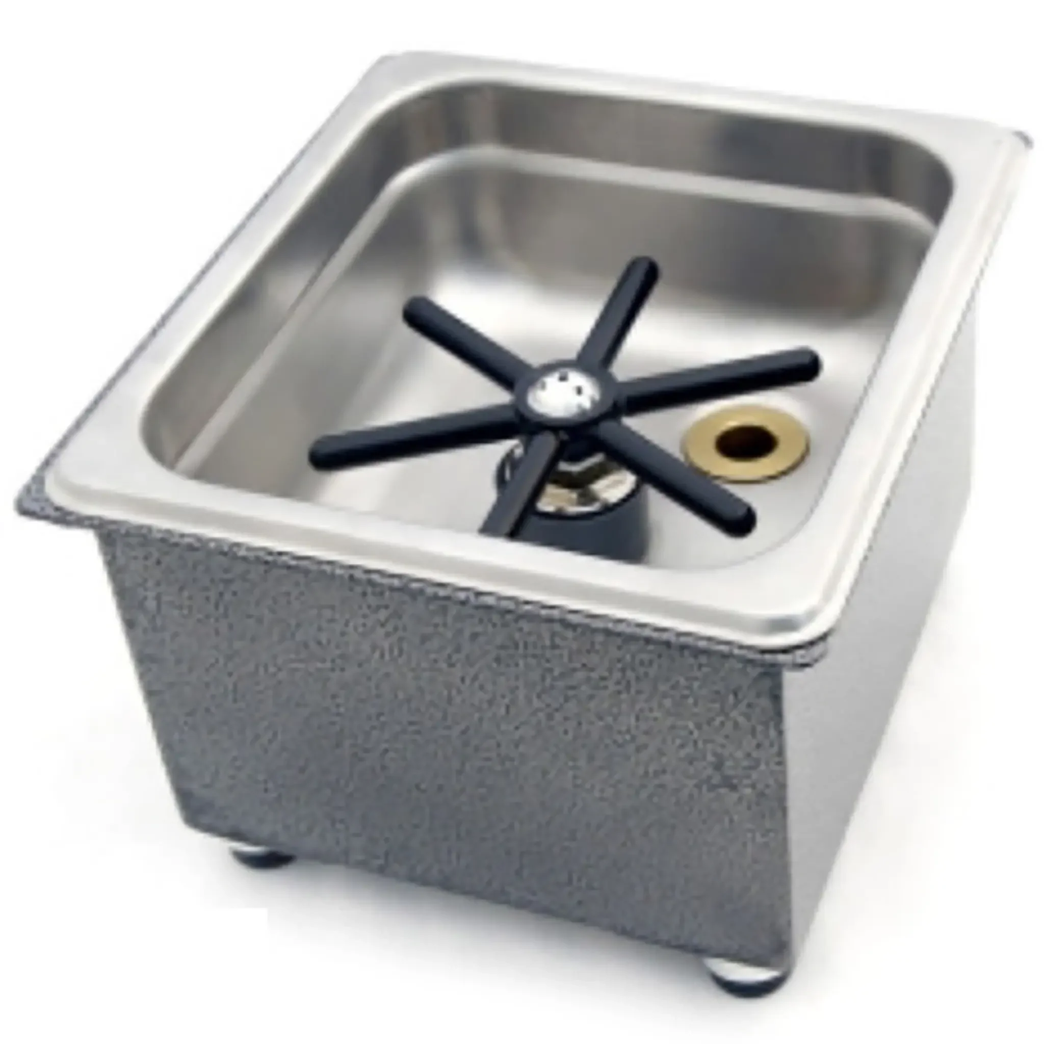 Phoenix GRCT-110 Counter Top Glass Rinser with Drain & Holder