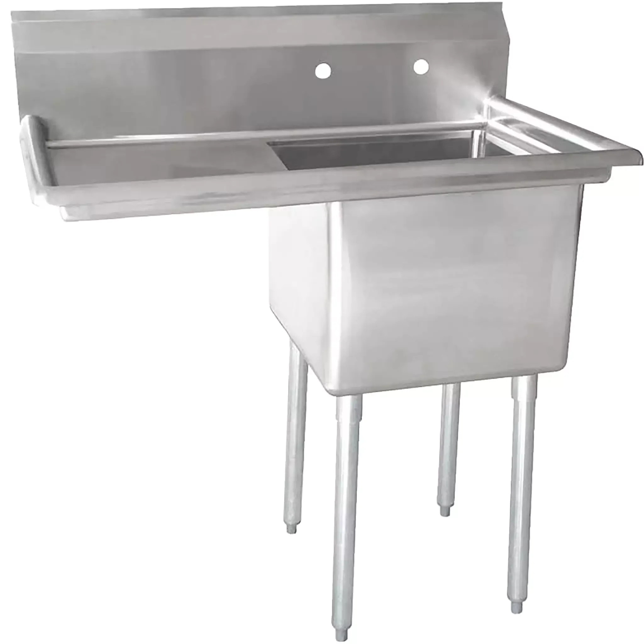 Phoenix Heavy Duty 16 Gauge Stainless Steel Sinks with Drainboard - Various Configurations - Image 3