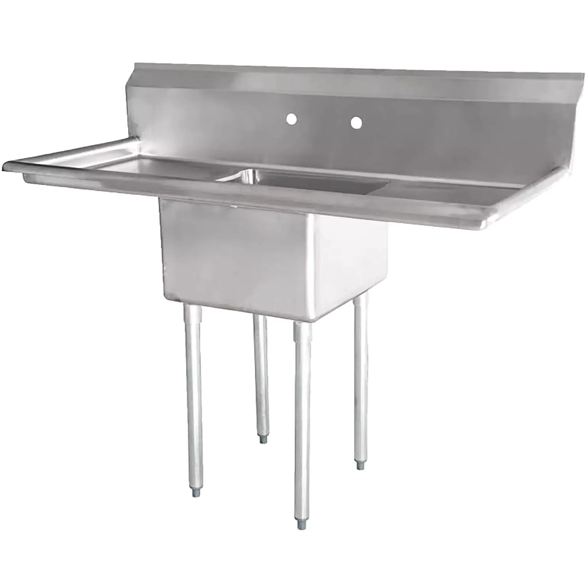 Phoenix Heavy Duty 16 Gauge Stainless Steel Sinks with Drainboard - Various Configurations - Image 4