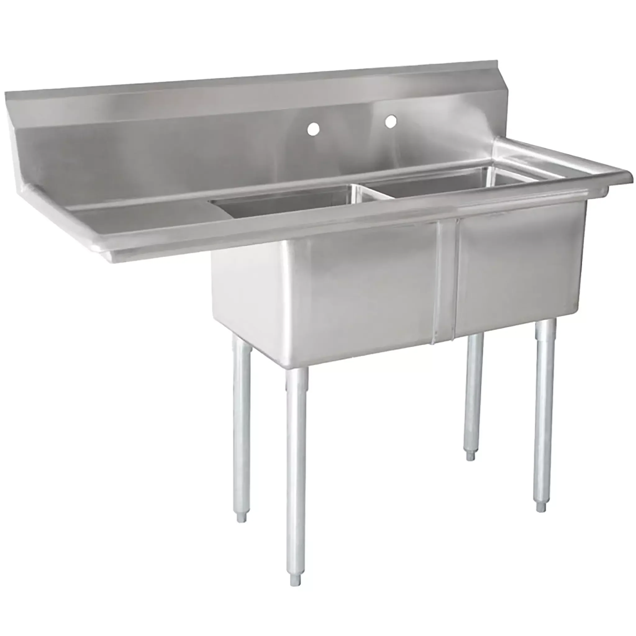 Phoenix Heavy Duty 16 Gauge Stainless Steel Sinks with Drainboard - Various Configurations - Image 6