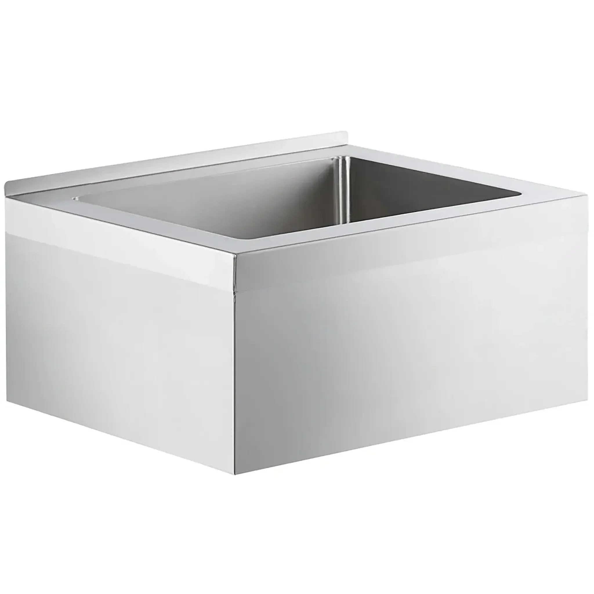 Phoenix MS-1620-10 Stainless Steel Mop Sink - 16"D x 20"W x 10"H Bowl Size