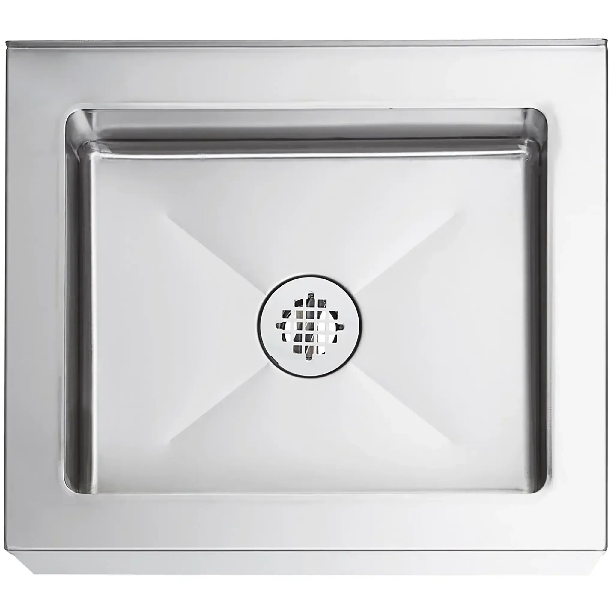 Phoenix MS-1620-10 Stainless Steel Mop Sink - 16"D x 20"W x 10"H Bowl Size - Image 2