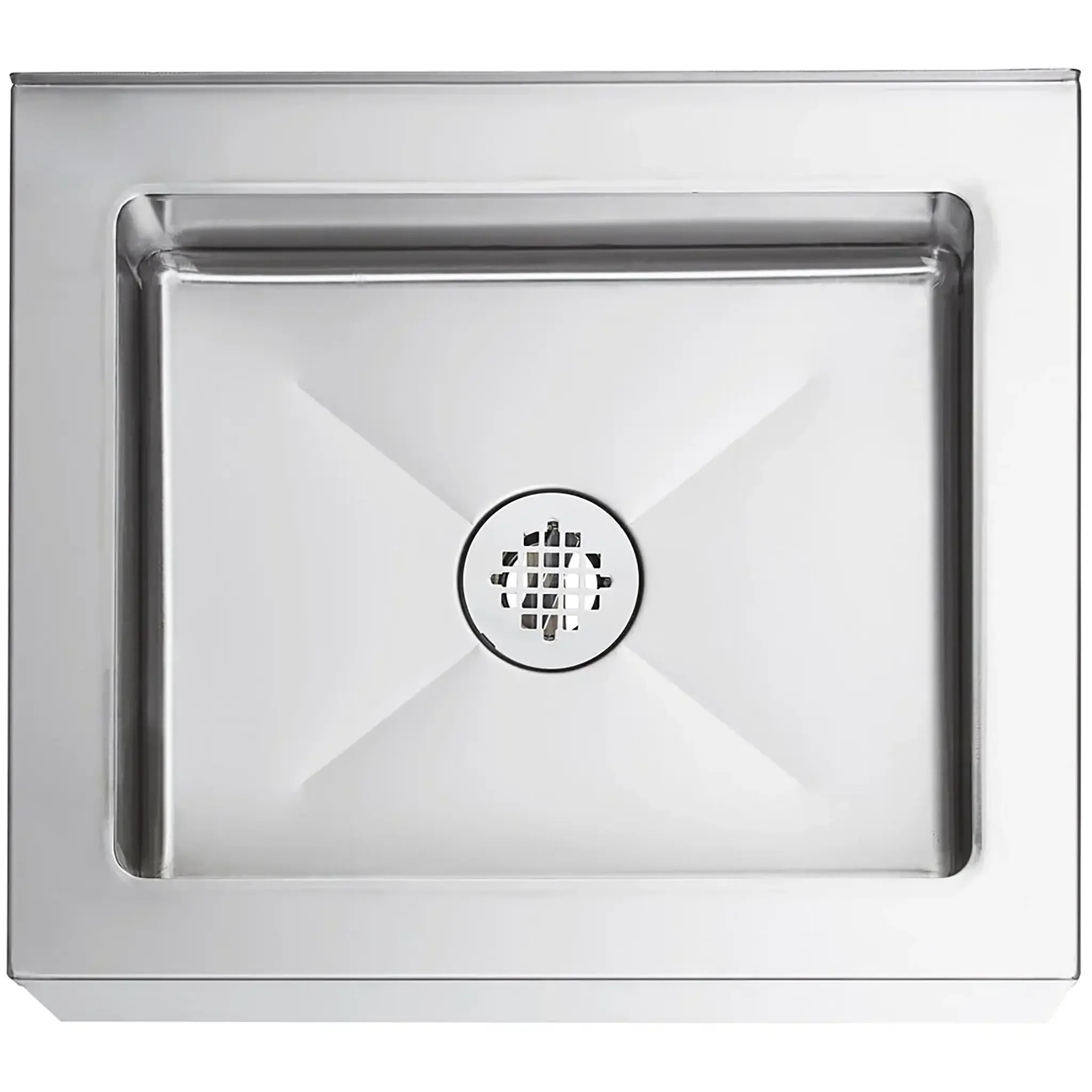 Phoenix MS-1620-6 Stainless Steel Mop Sink - 16"D x 20"W x 6"H Bowl Size - Image 2