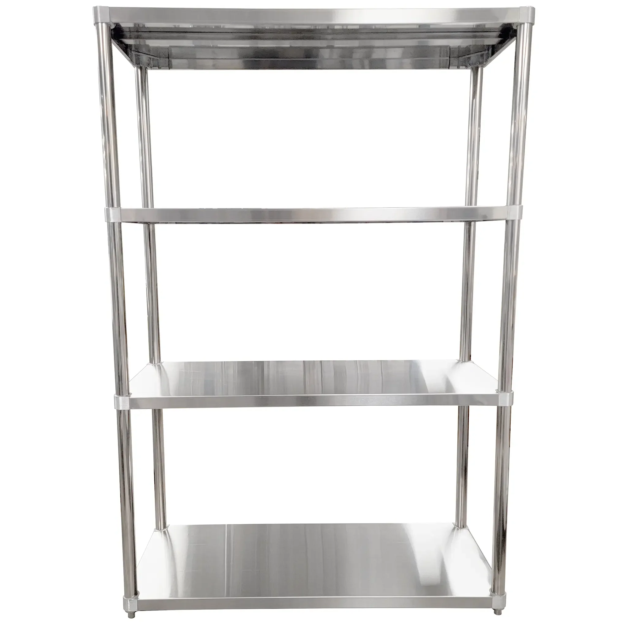 Phoenix Stainless Steel 4 Tier Free Standing Shelf - Various Sizes - Image 2