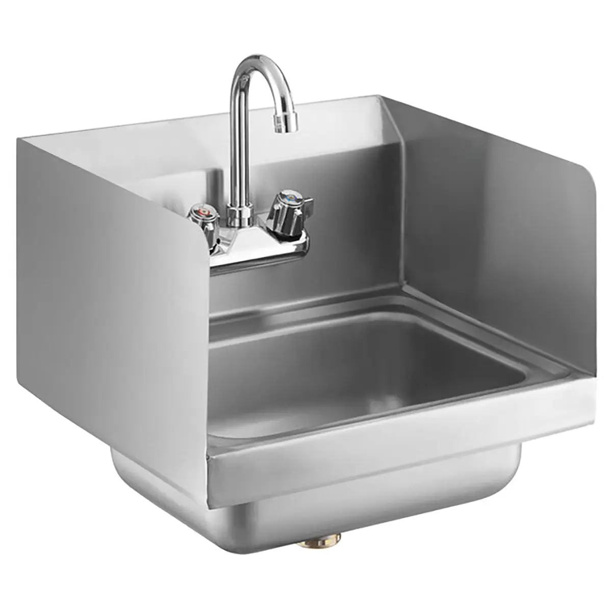 Phoenix WHS18G Small Wall Mounted Hand Sink with Side Splash Guards