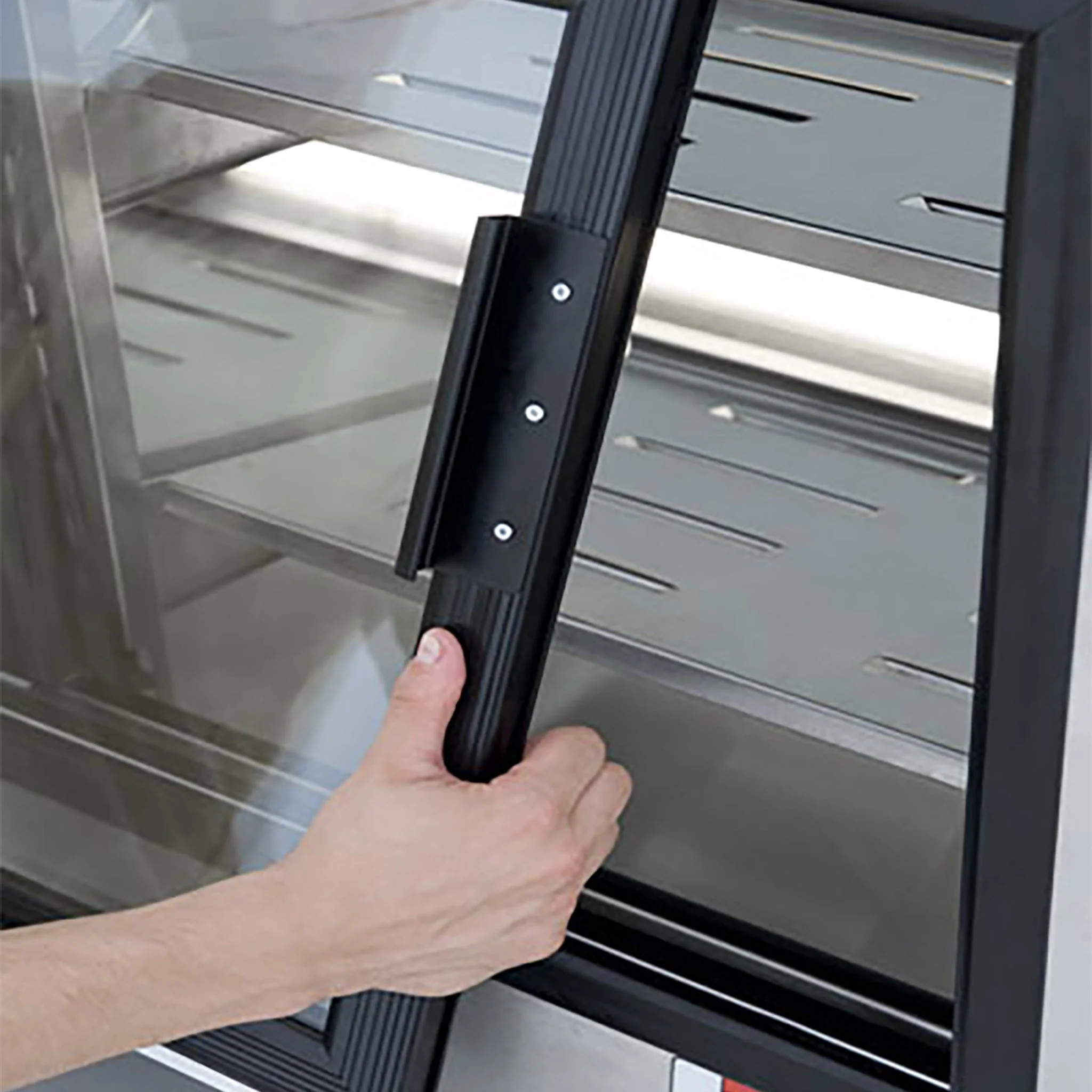 Pro-Kold DDC-60 Curved Glass 56" Refrigerated Deli Case - Available in White, Black or S/S Finish - Image 4