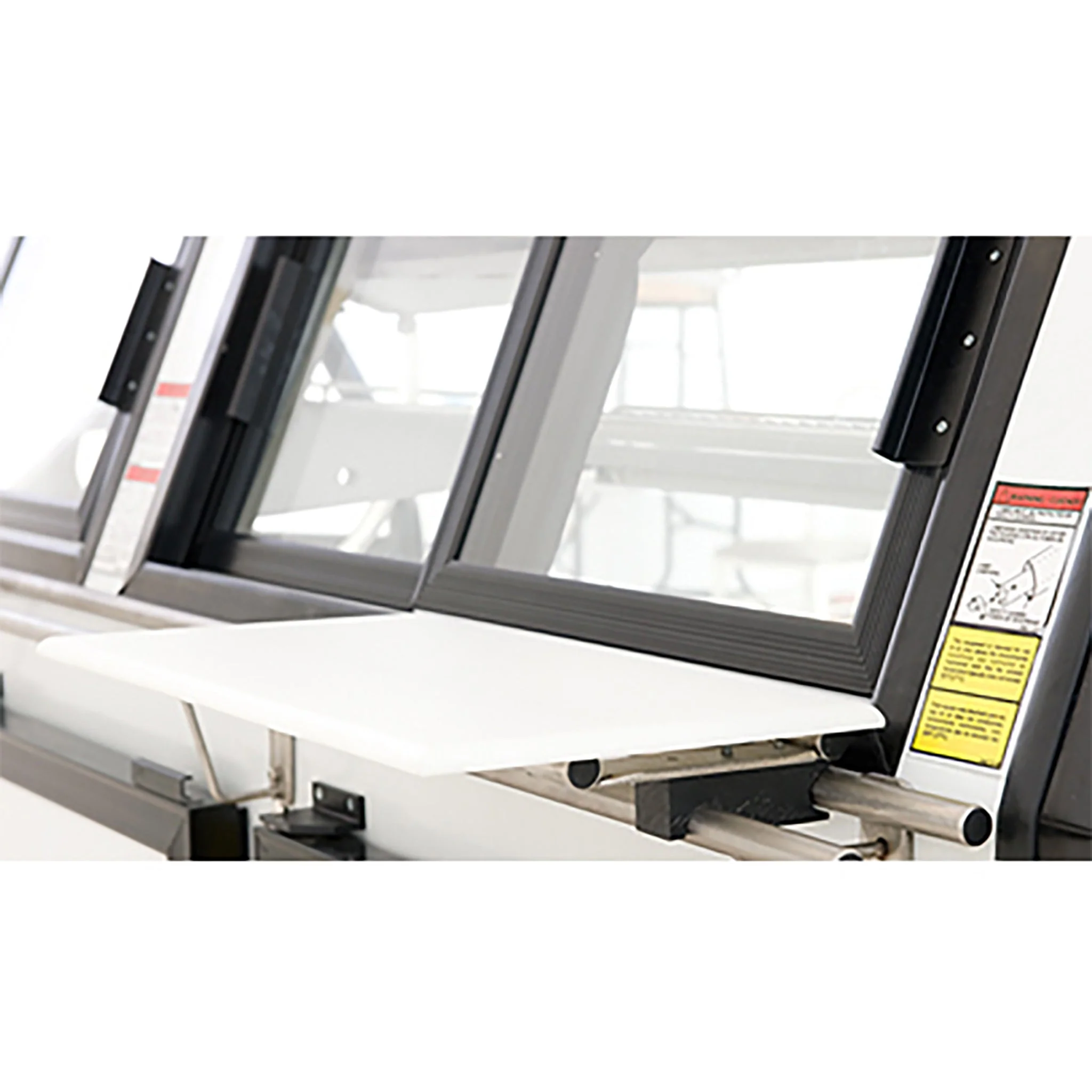 Pro-Kold MCRU-100-W Curved Glass 99" Refrigerated Fresh Meat Display Case - REMOTE CONDENSING UNIT, NOT INCLUDED - Image 3