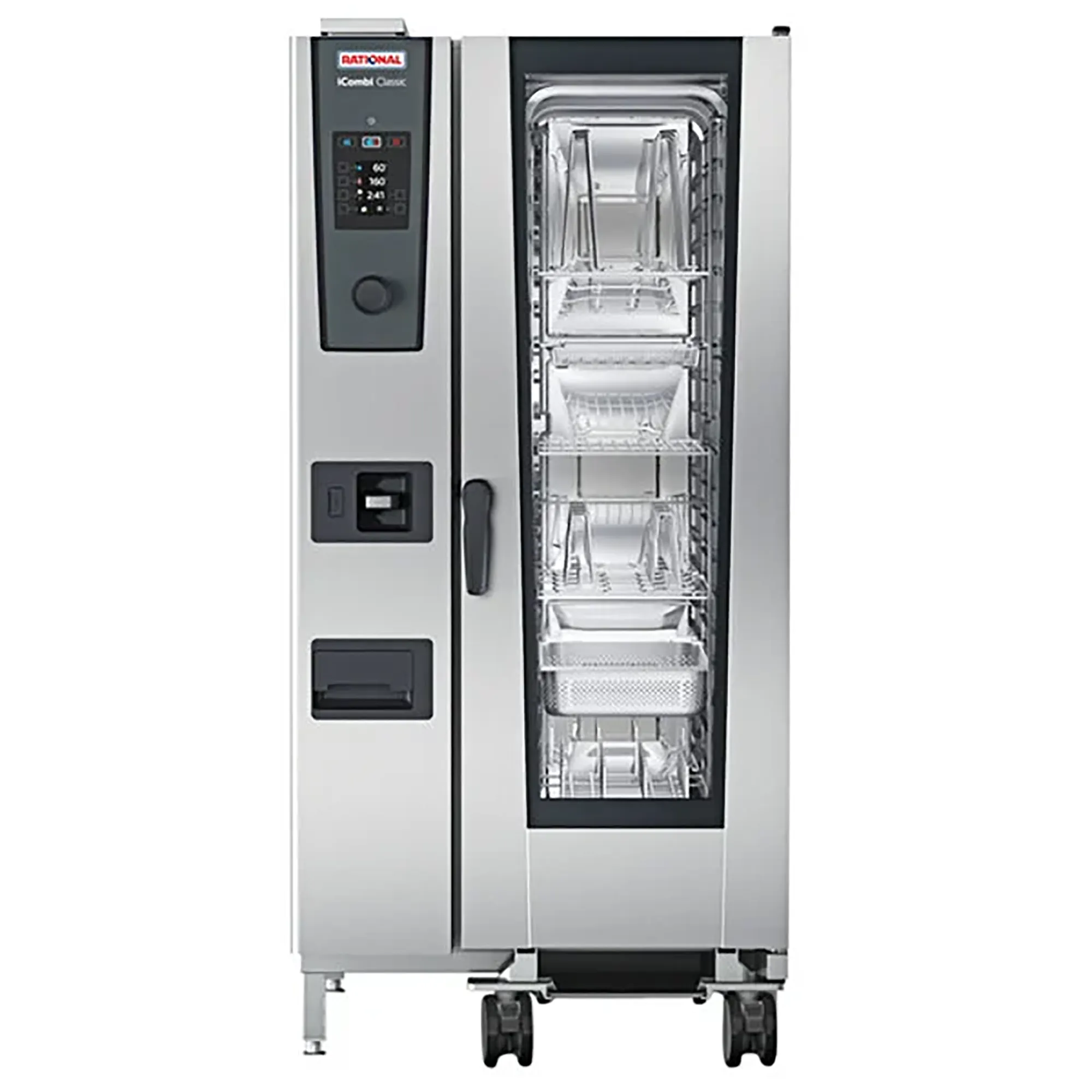 Rational iCombi Classic Natural Gas/Propane Combi Oven - Manual Controls, Fits 20 Half Size Sheet Pans