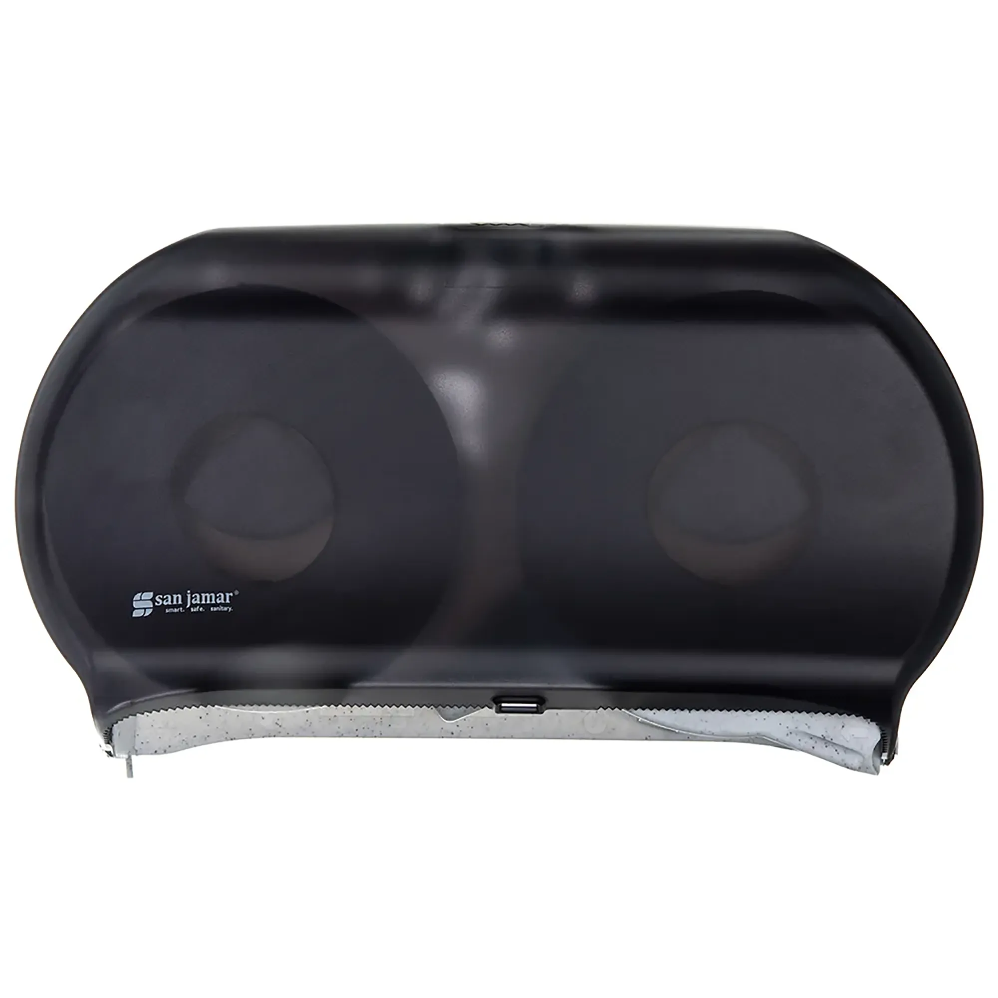 San Jamar R4000TBK Double Roll 9" Jumbo Toilet Tissue Dispenser