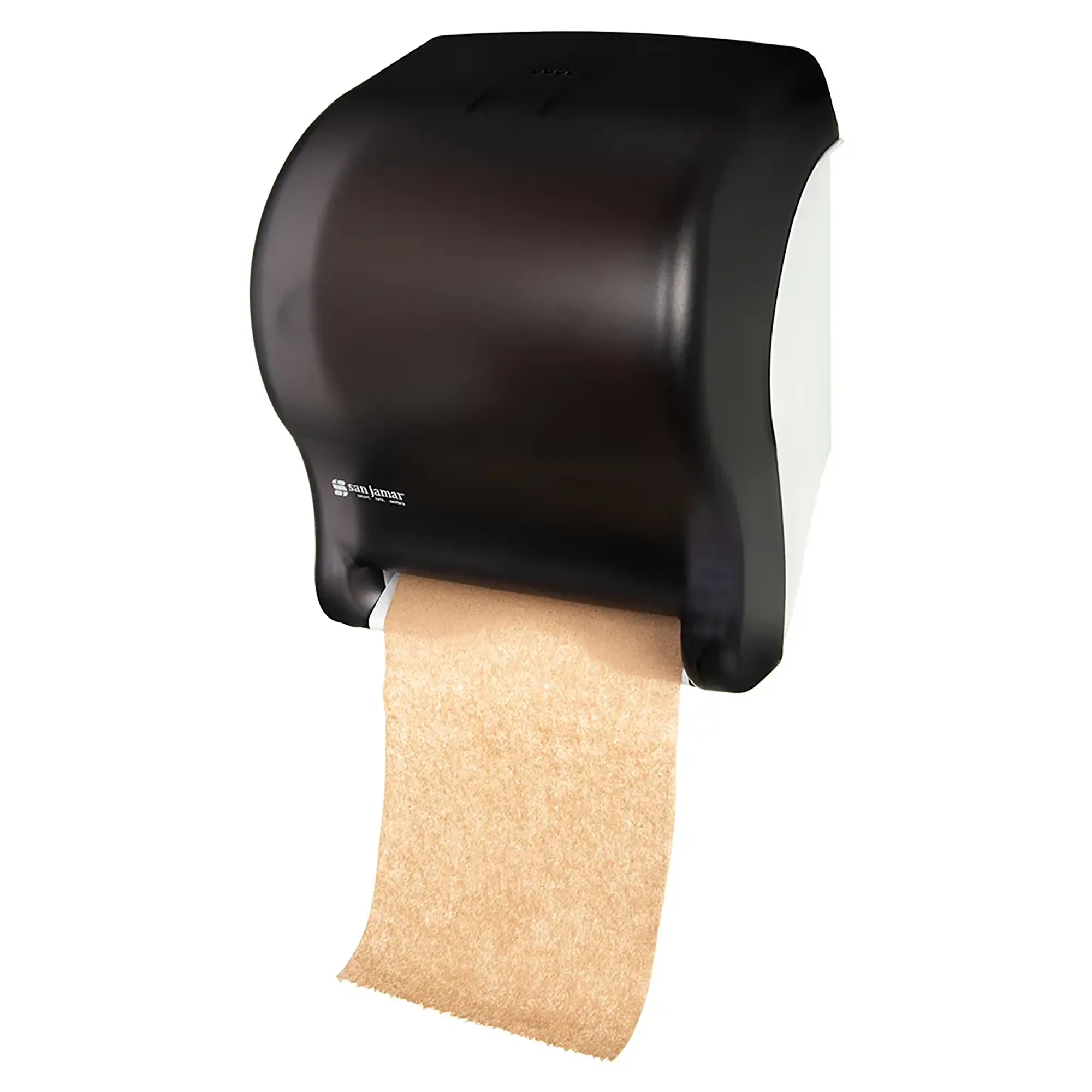 San Jamar T8000TBK Compact Touchless Roll Paper Towel Dispenser - Image 2