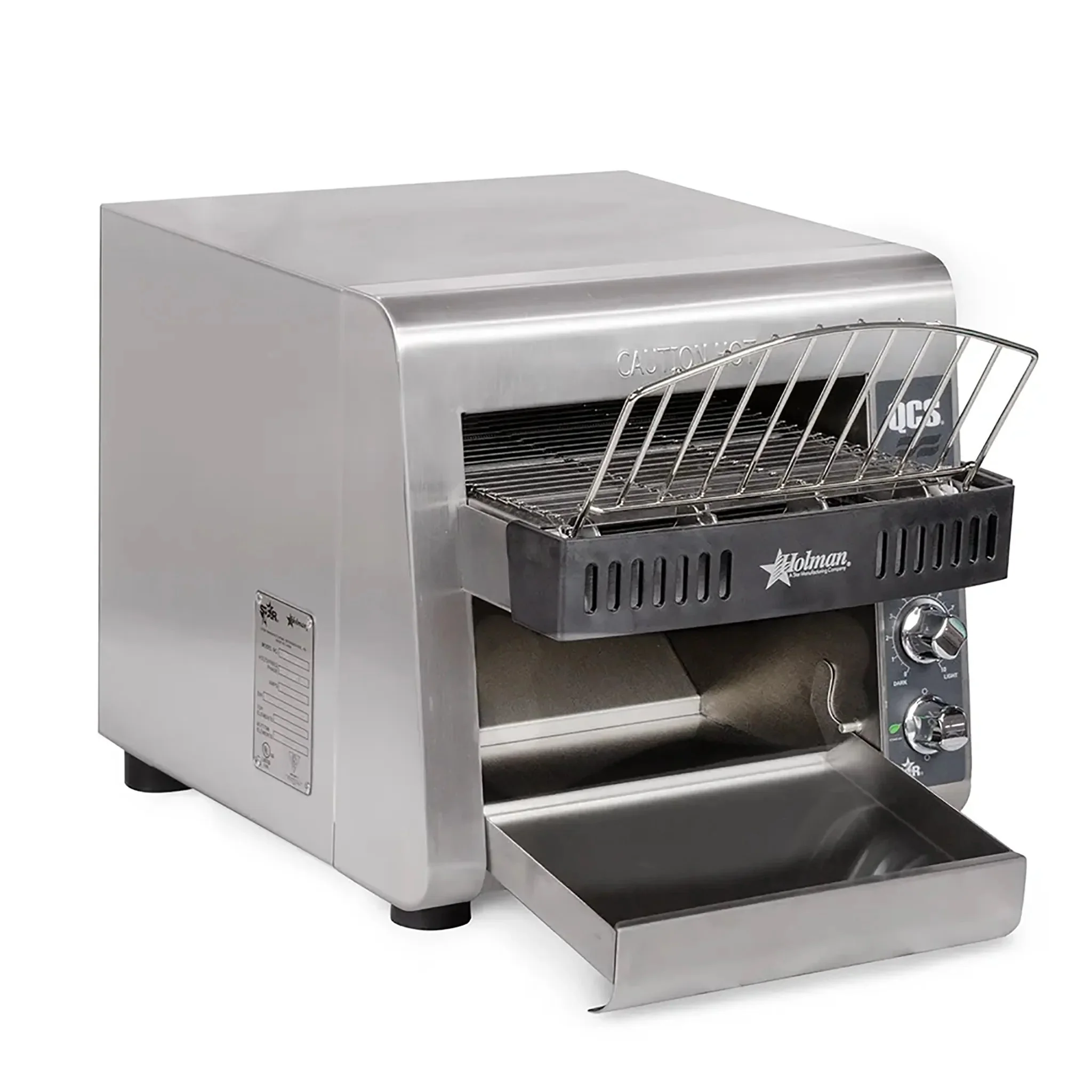 Star-Holman QCS1-350 Compact Conveyor Toaster - 120V, 1.5" Opening, 350 Slices/HR - Image 3
