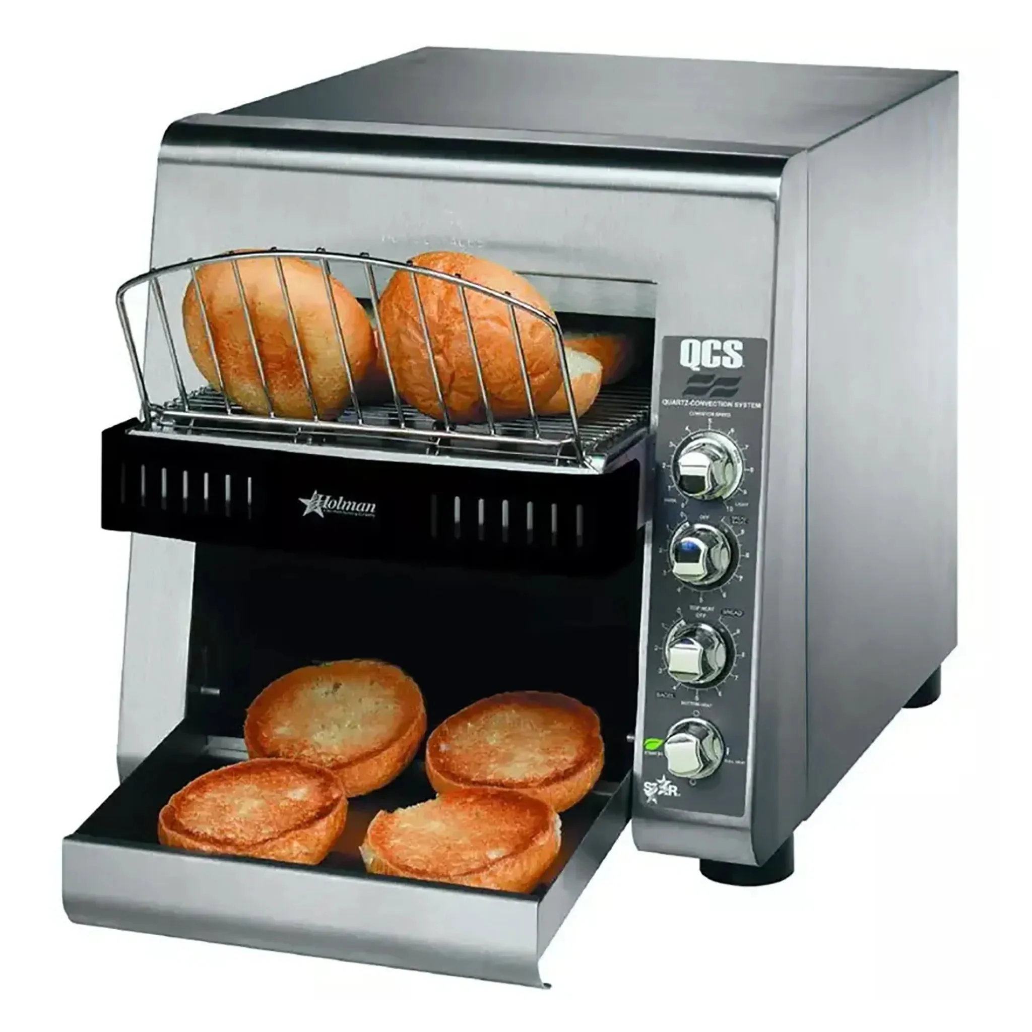Star-Holman QCS2-600H Compact Conveyor Toaster - 208V, 3" Opening, 600 Slices/HR