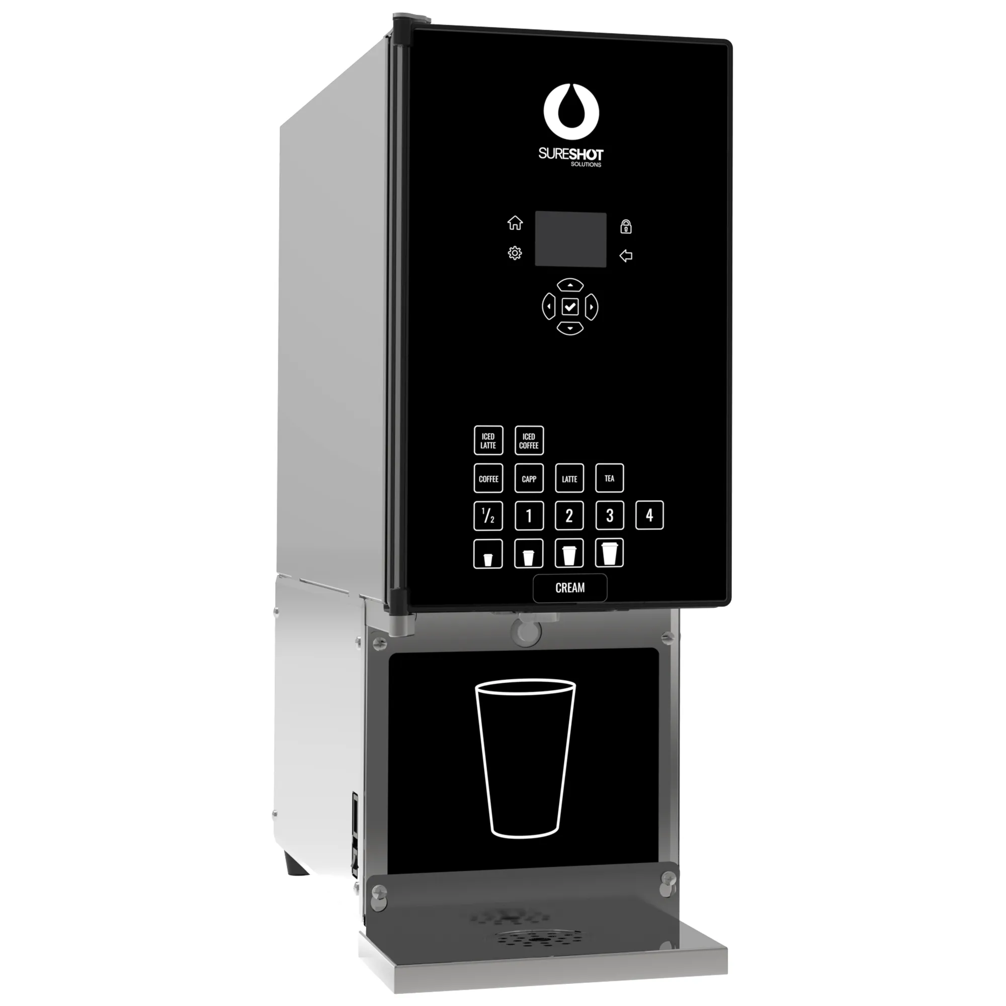 SureShot IntelliShot 2.0 Series AC110-V2PCT Milk & Cream Dispenser - 9.5L Total Capacity, Various Configurations - Image 2