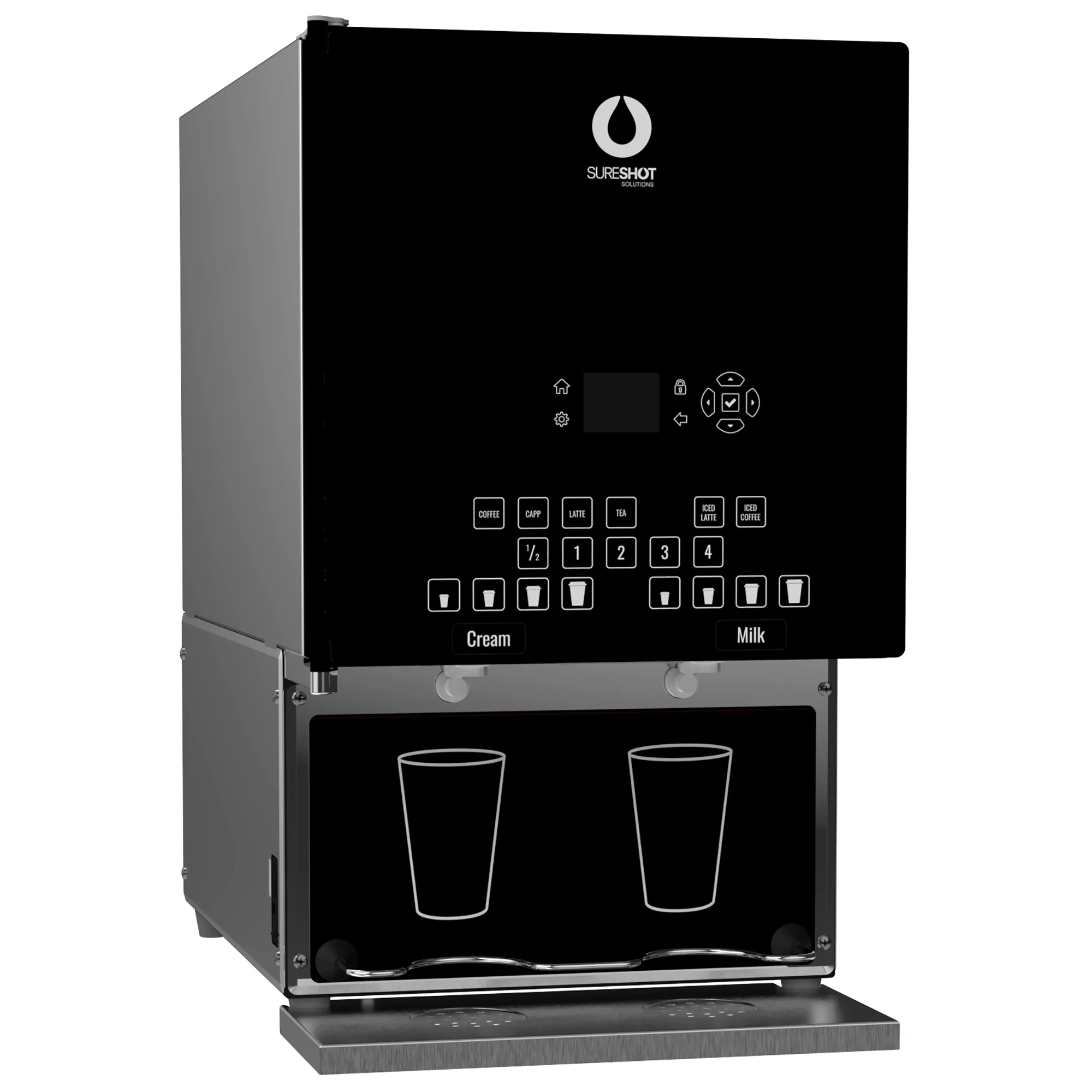 SureShot IntelliShot 2.0 Series AC220-V2PCT Milk & Cream Dispenser - 20L Total Capacity, Various Configurations - Image 2