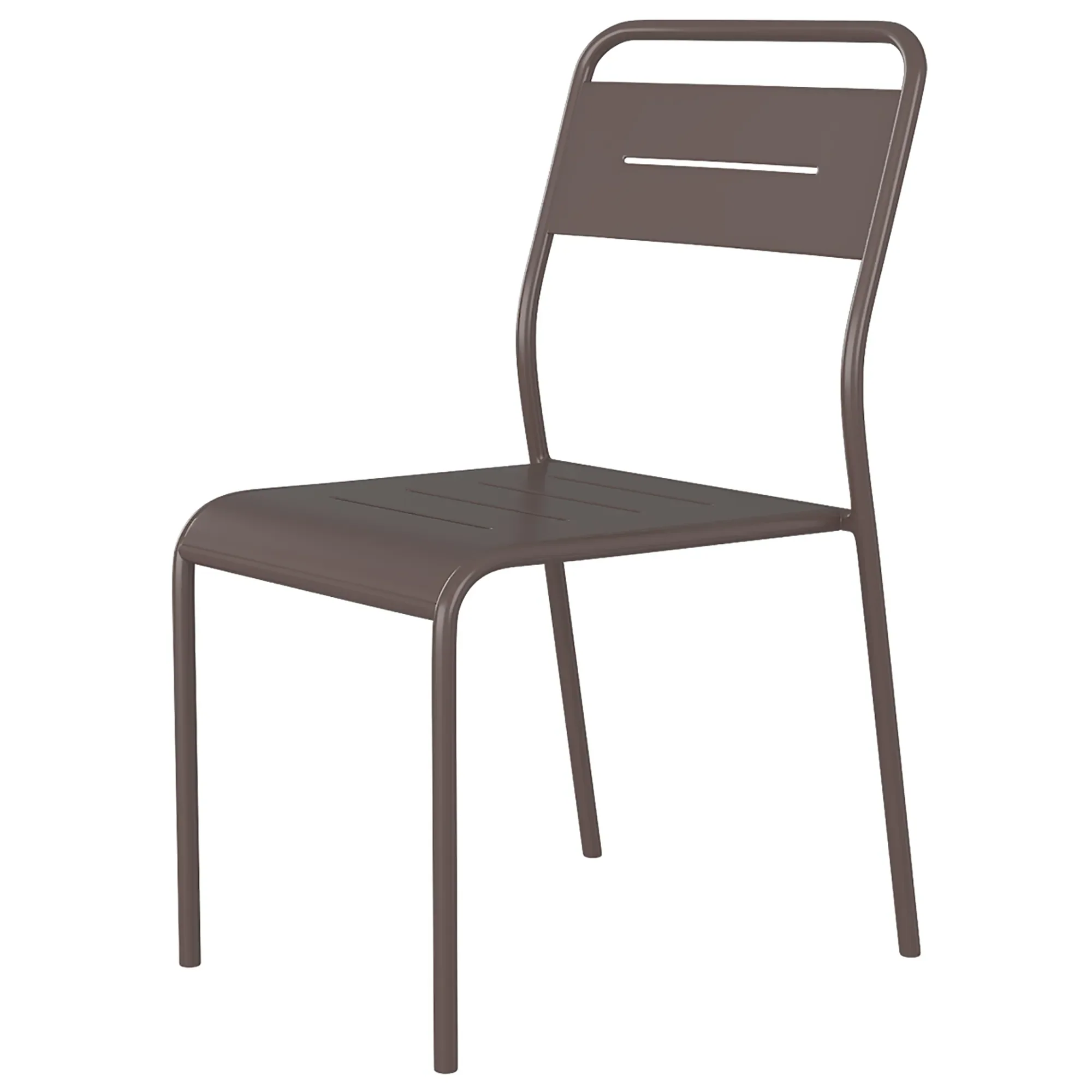 Tarrison Garrett All-Weather Stackable Aluminum Side Chair - Various Options - Image 3