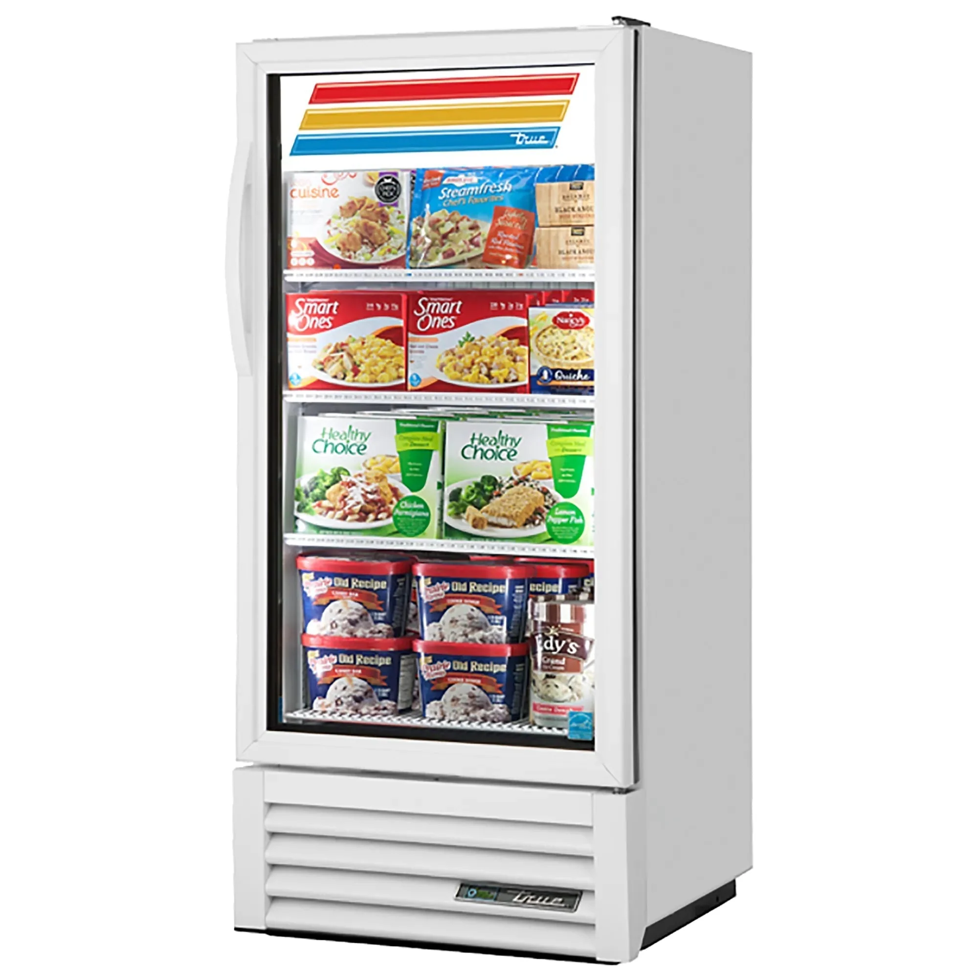 True GDM-10F-HC~TSL01 Single Door 25" Wide Display Freezer