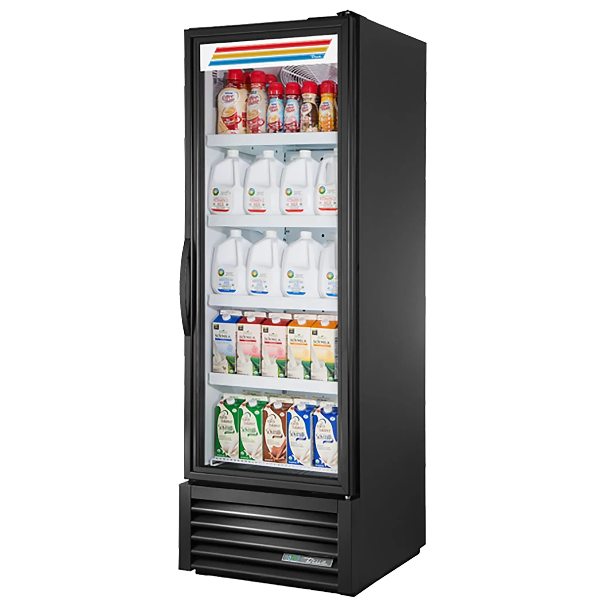 True FLM-27~TSL01 Single Door 27" Wide Full Length Glass Display Refrigerator