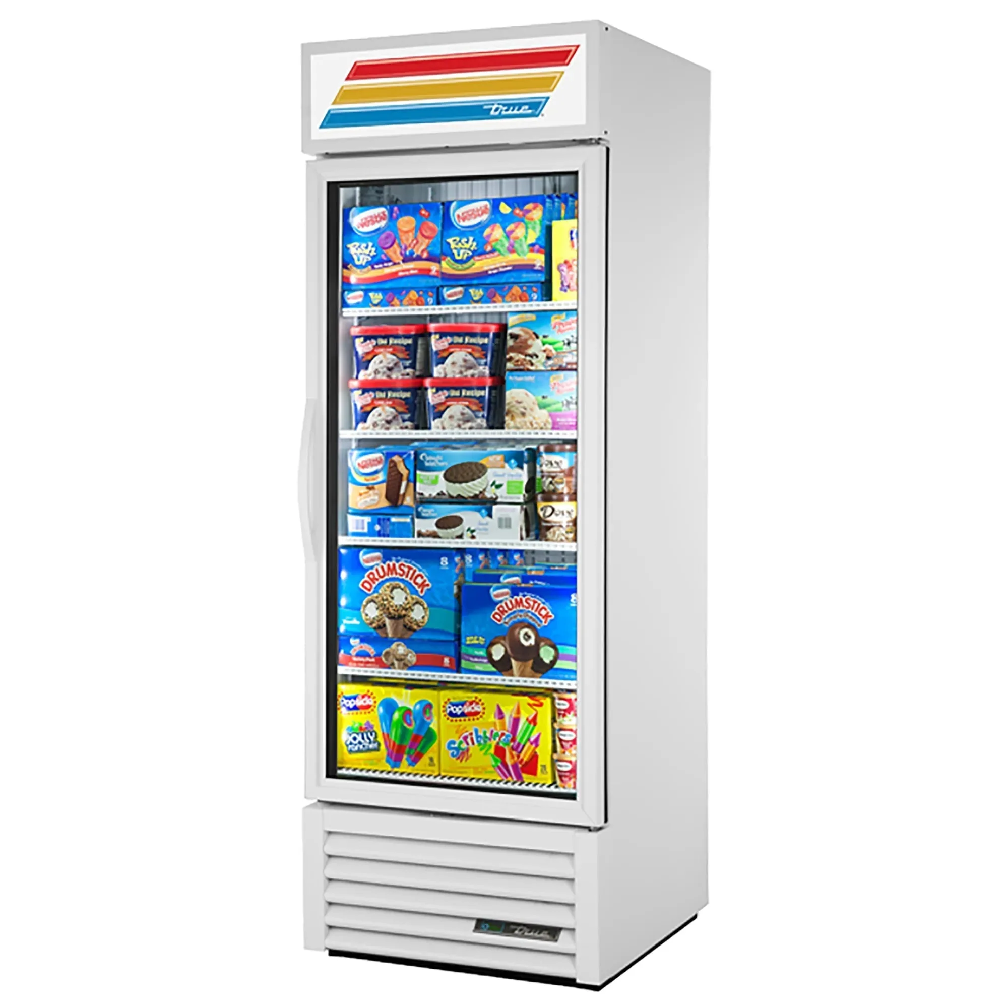 True GDM-23F-HC~TSL01 Single Door 27" Wide Display Freezer