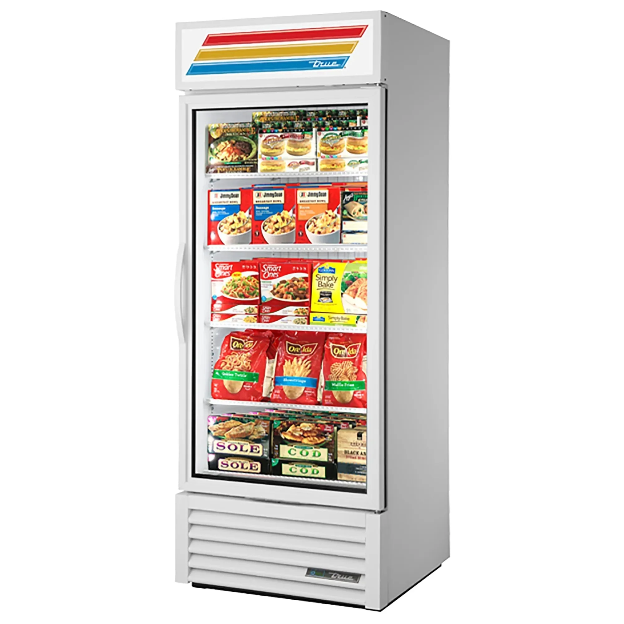 True GDM-26F-HC~TSL01 Single Door 30" Wide Display Freezer