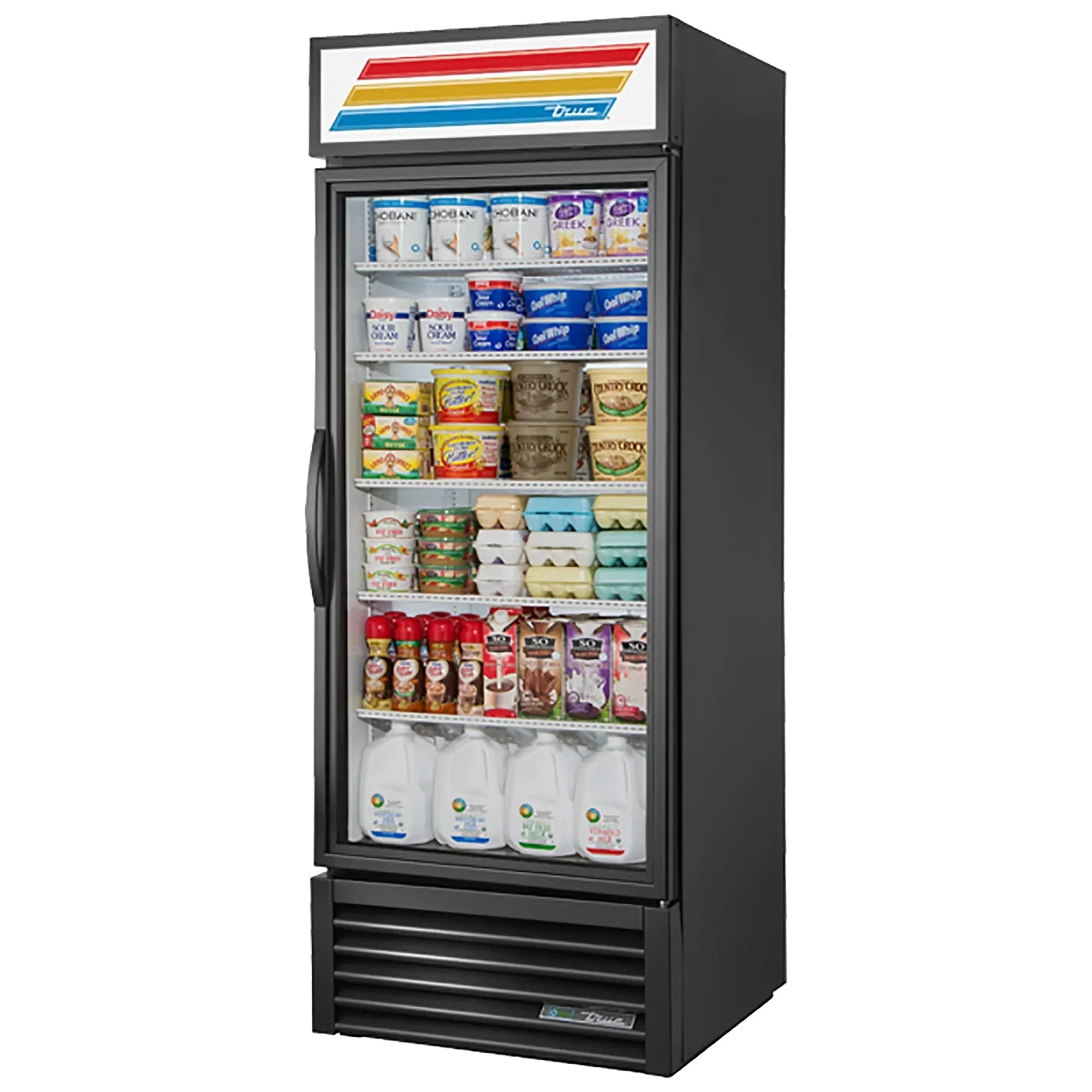 True GDM-26-HC~TSL01 Single Door 30" Wide Display Refrigerator