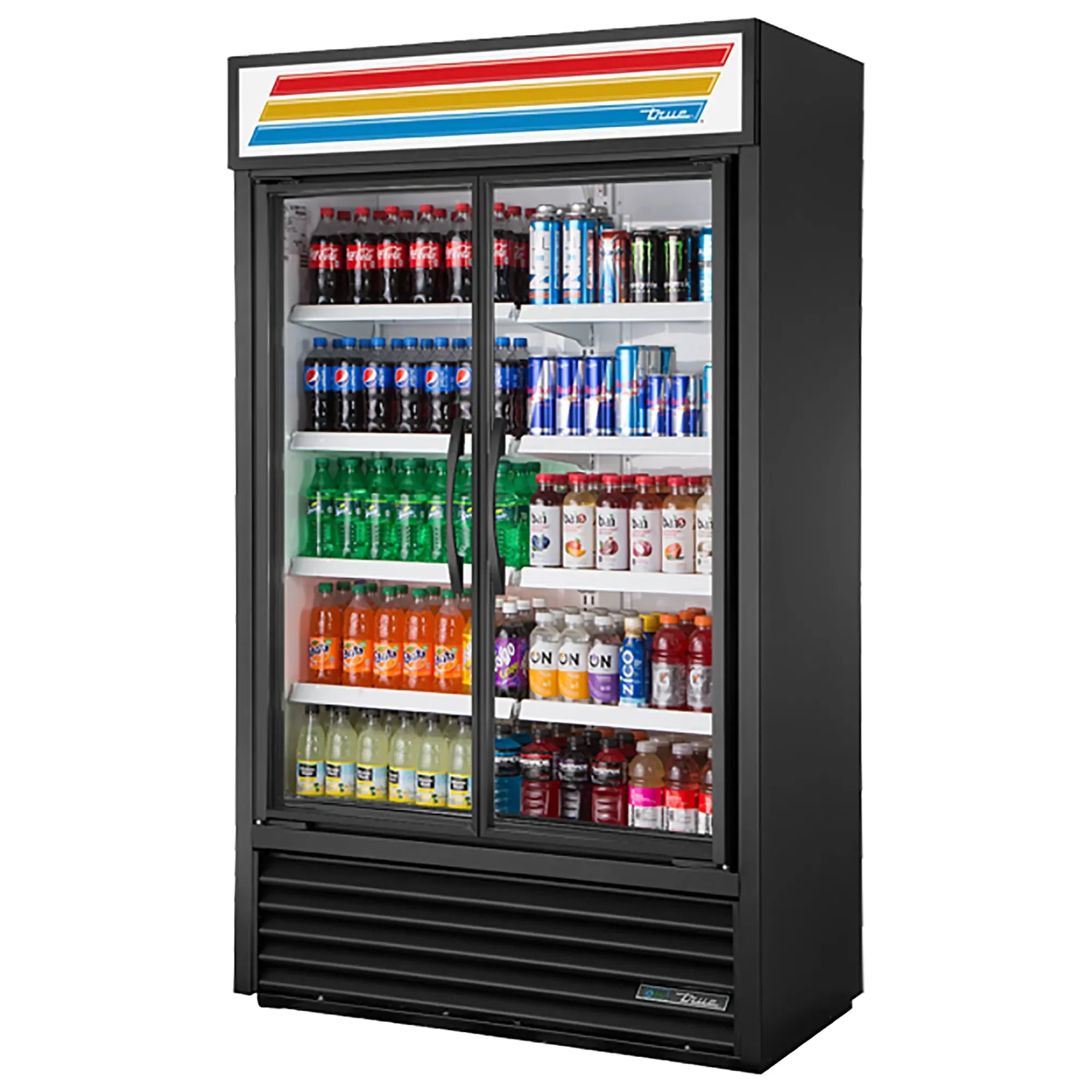 True Slim Line TVM-48SL-HC~VM01 Double Door 48" Wide Visual Glass Display Refrigerator
