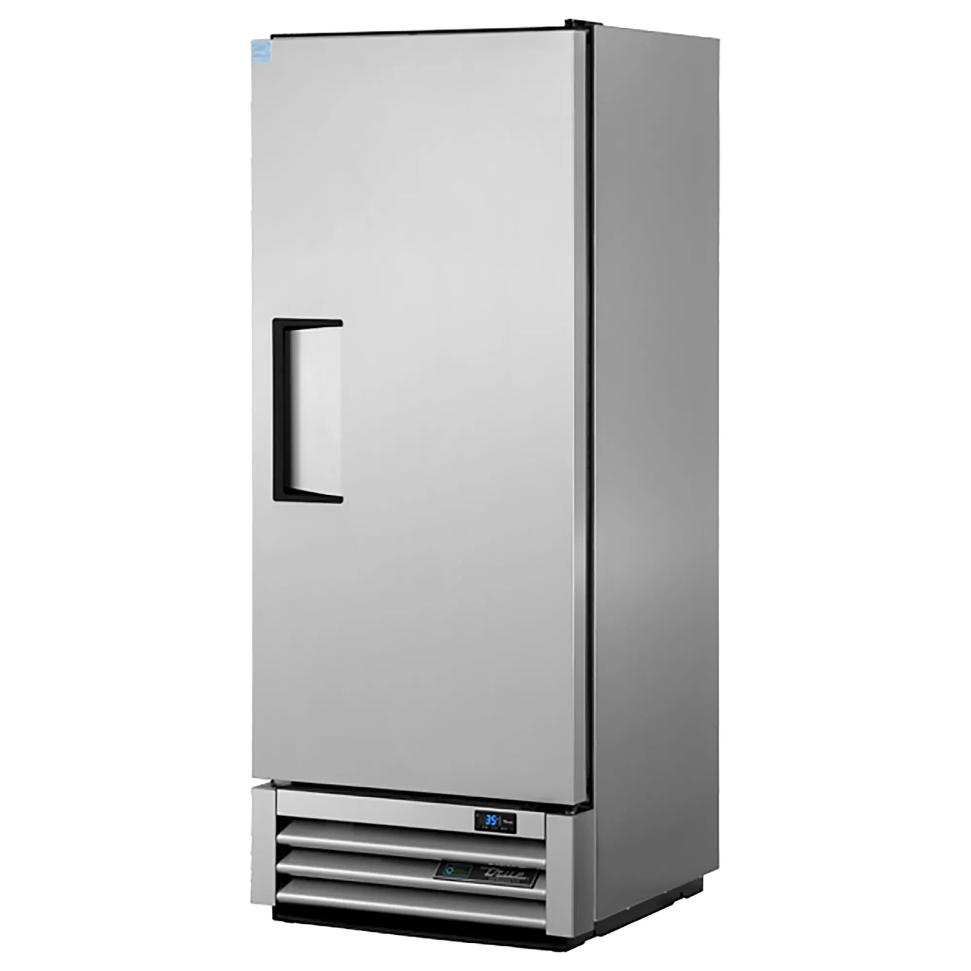True T-12-HC Single Solid Door 25" Wide Stainless Steel Refrigerator