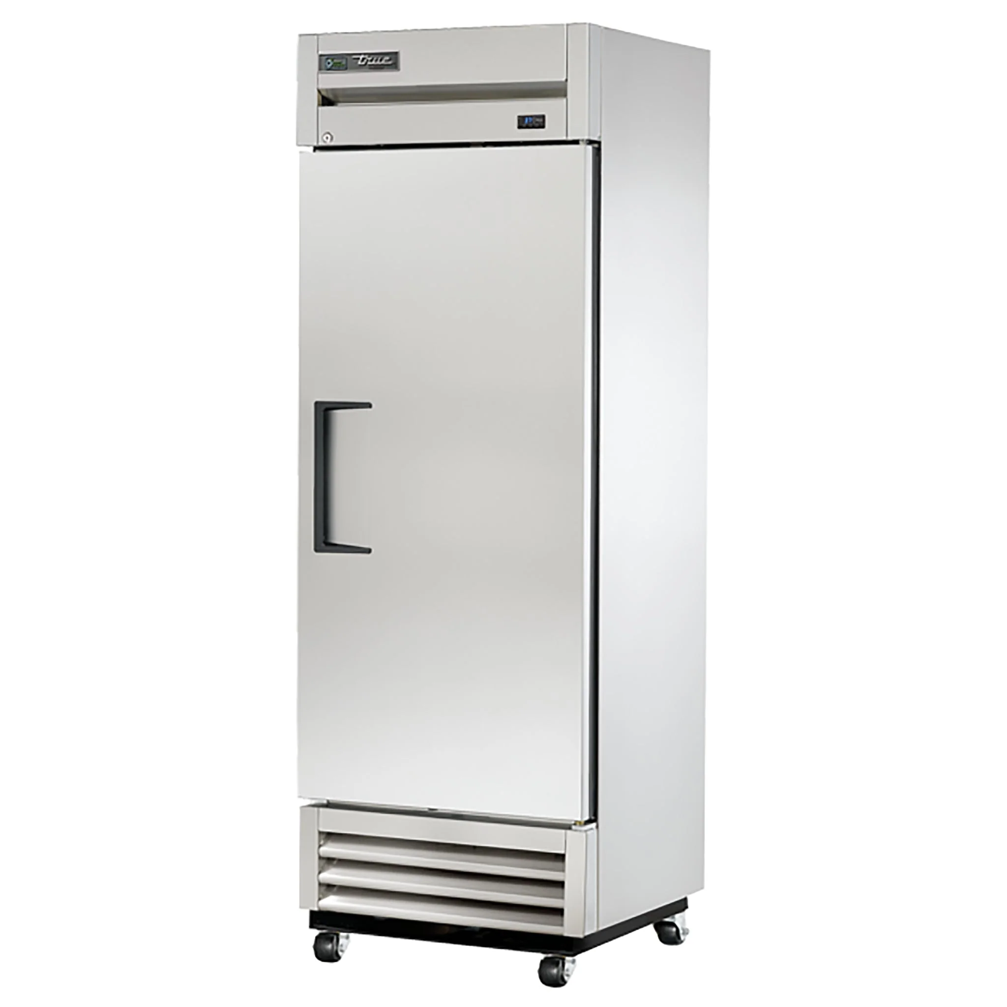 True T-19F-HC Single Solid Door 27" Wide Shallow Stainless Steel Freezer