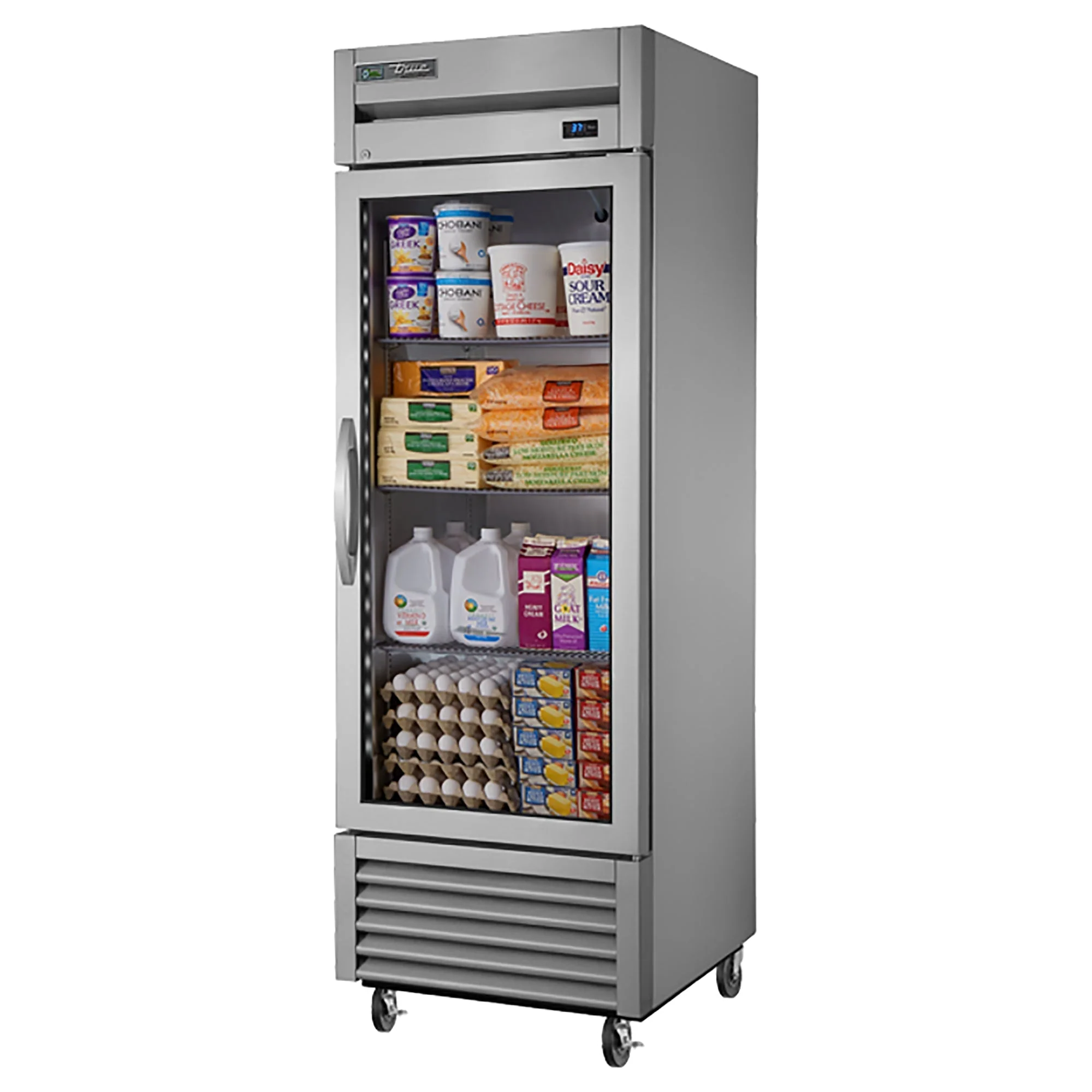 True T-23G-HC~FGD01 Single Door 27" Wide Display Refrigerator