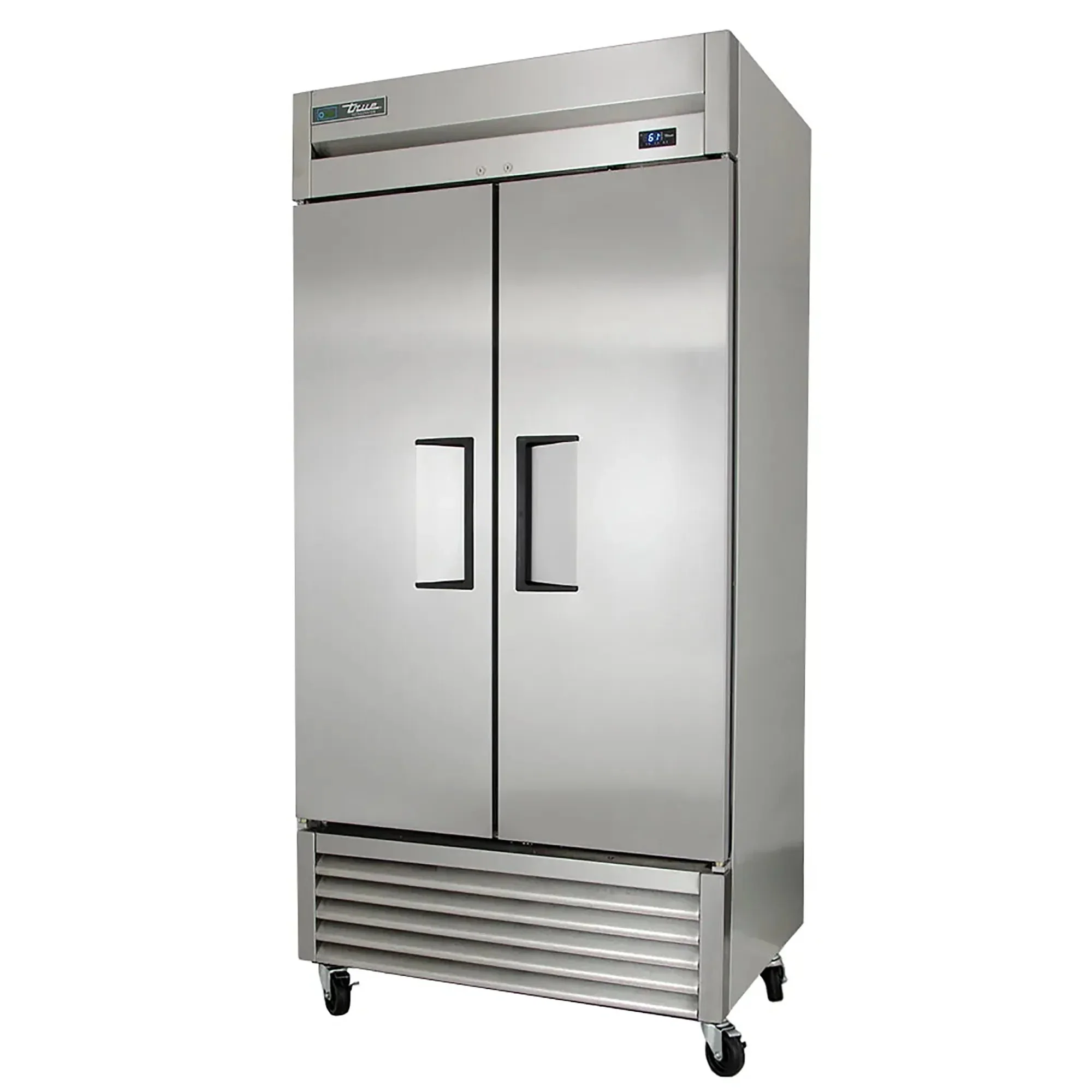 True T-35-HC Double Solid Door 40" Wide Stainless Steel Refrigerator