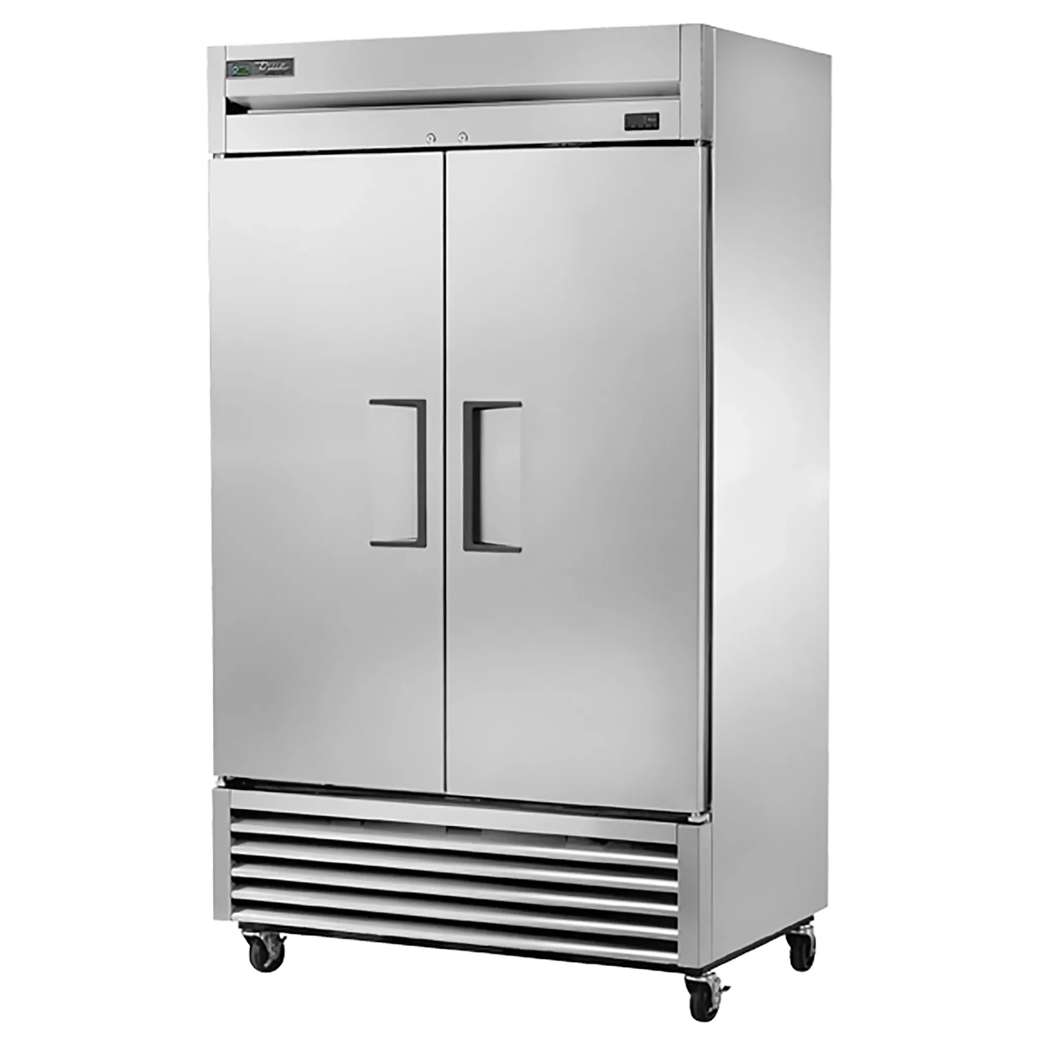 True T-43-HC Double Solid Door 47" Wide Stainless Steel Refrigerator