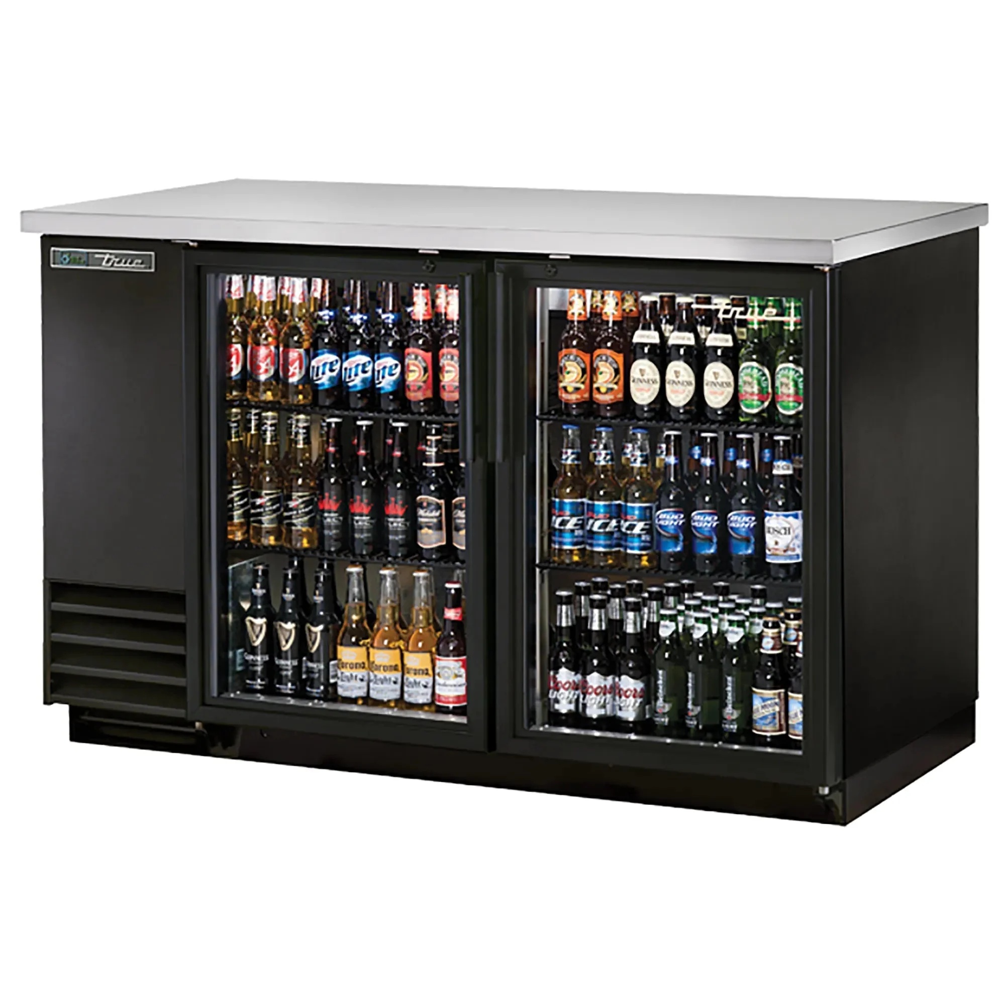 True TBB-2 Series 59" Double Door Back Bar Cooler - Various Configurations - Image 3