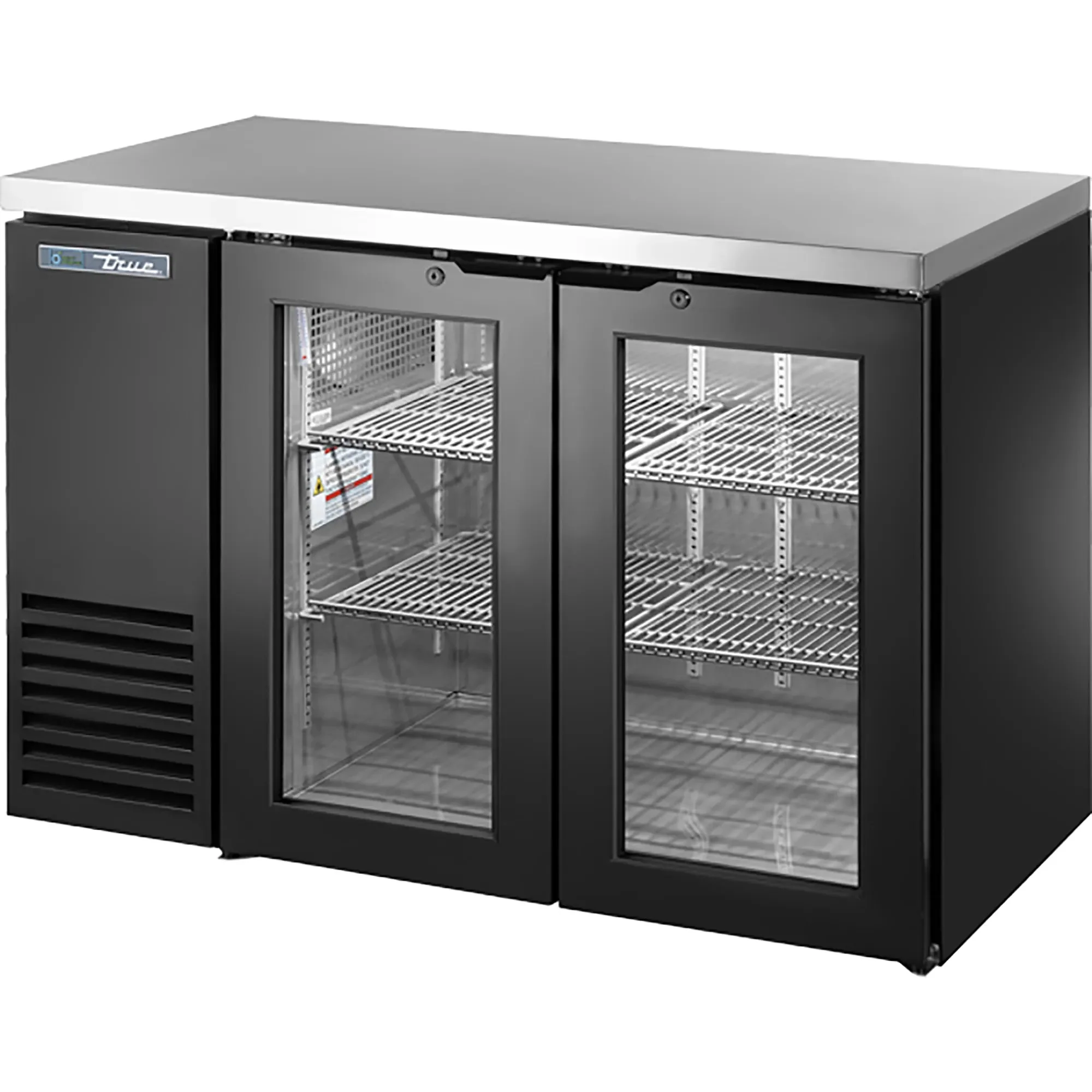 True TBB24-48 Series 48" Shallow Double Door Back Bar Cooler - Various Configurations - Image 3