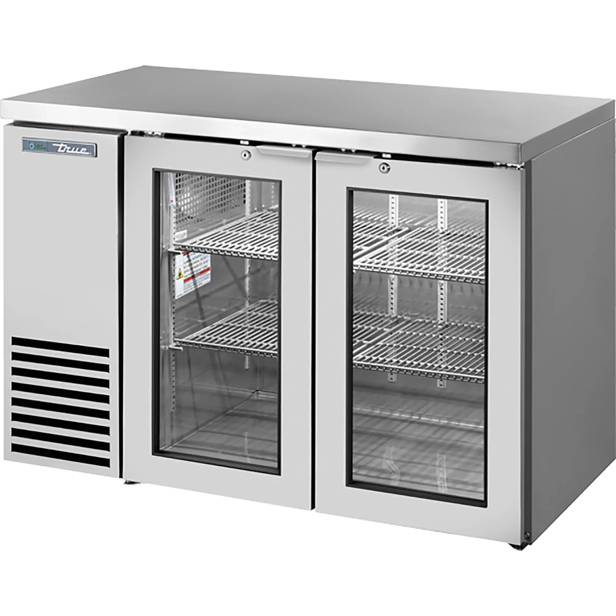 True TBB24-48 Series 48" Shallow Double Door Back Bar Cooler - Various Configurations - Image 7