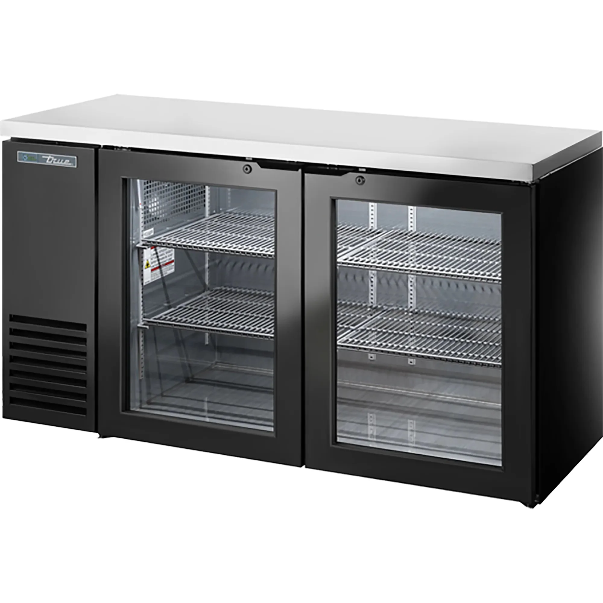 True TBB24-60 Series 60" Shallow Double Door Back Bar Cooler - Various Configurations - Image 3