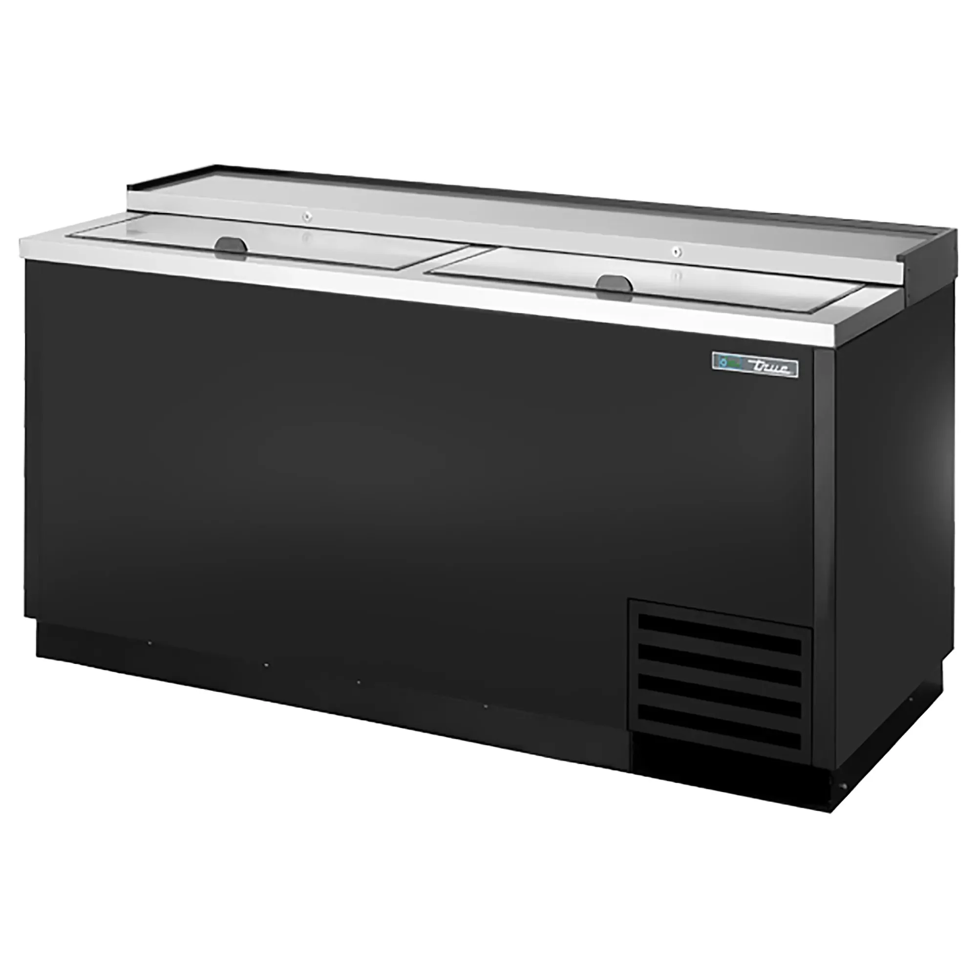 True TD-65-24 Series 65" Horizontal Bottle Cooler - Black or Stainless Steel Finish
