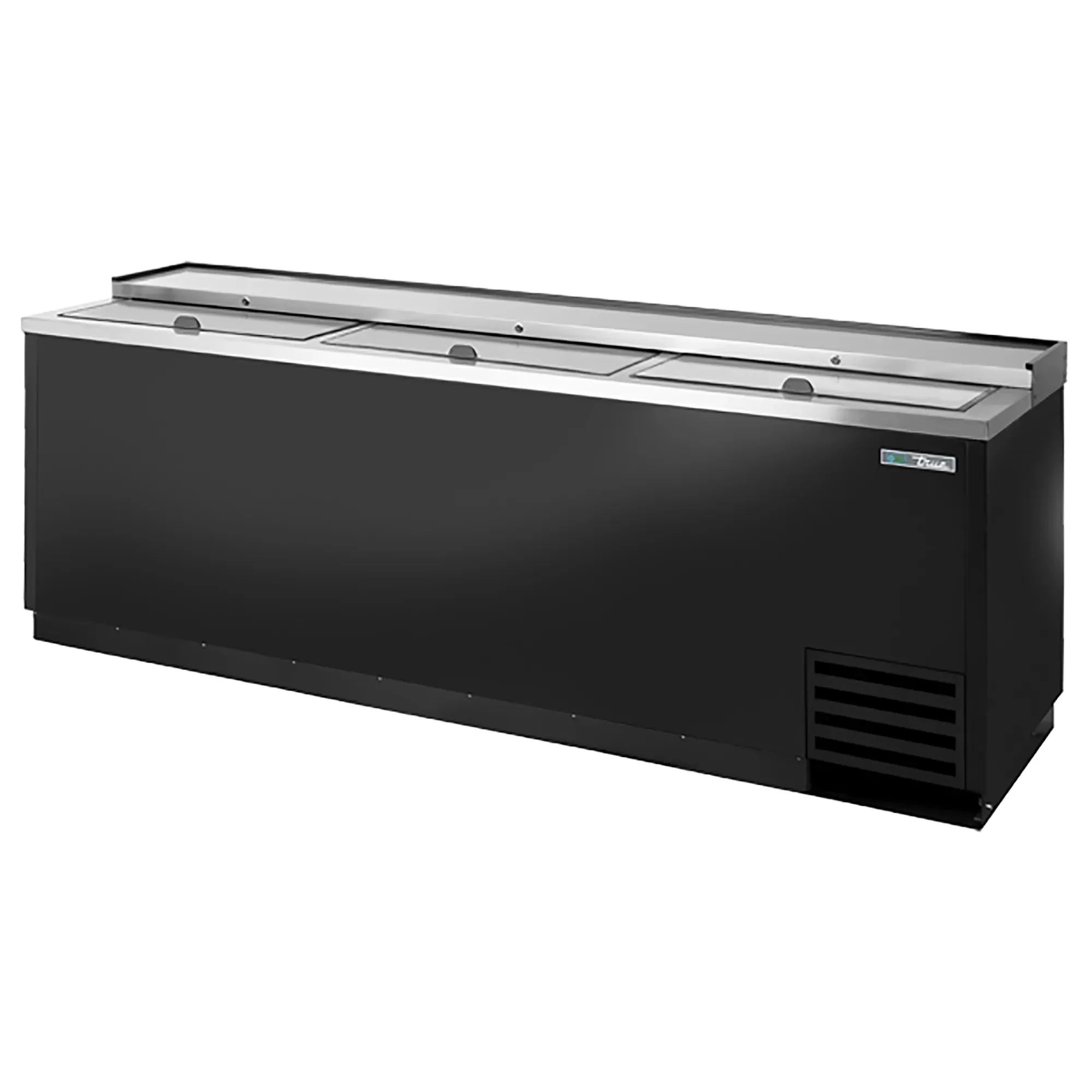 True TD-95-38 Series 95" Horizontal Bottle Cooler - Black or Stainless Steel Finish
