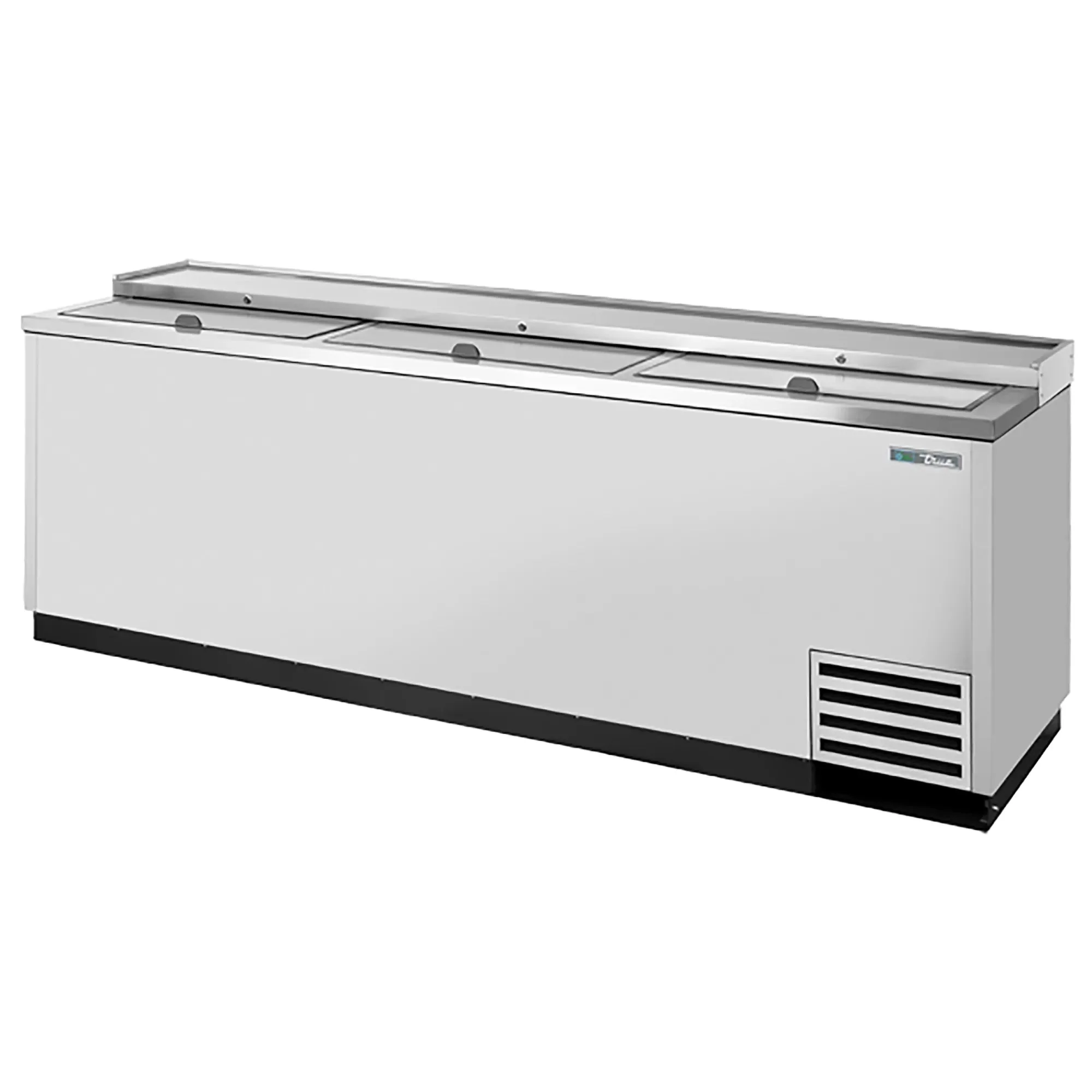 True TD-95-38 Series 95" Horizontal Bottle Cooler - Black or Stainless Steel Finish - Image 2