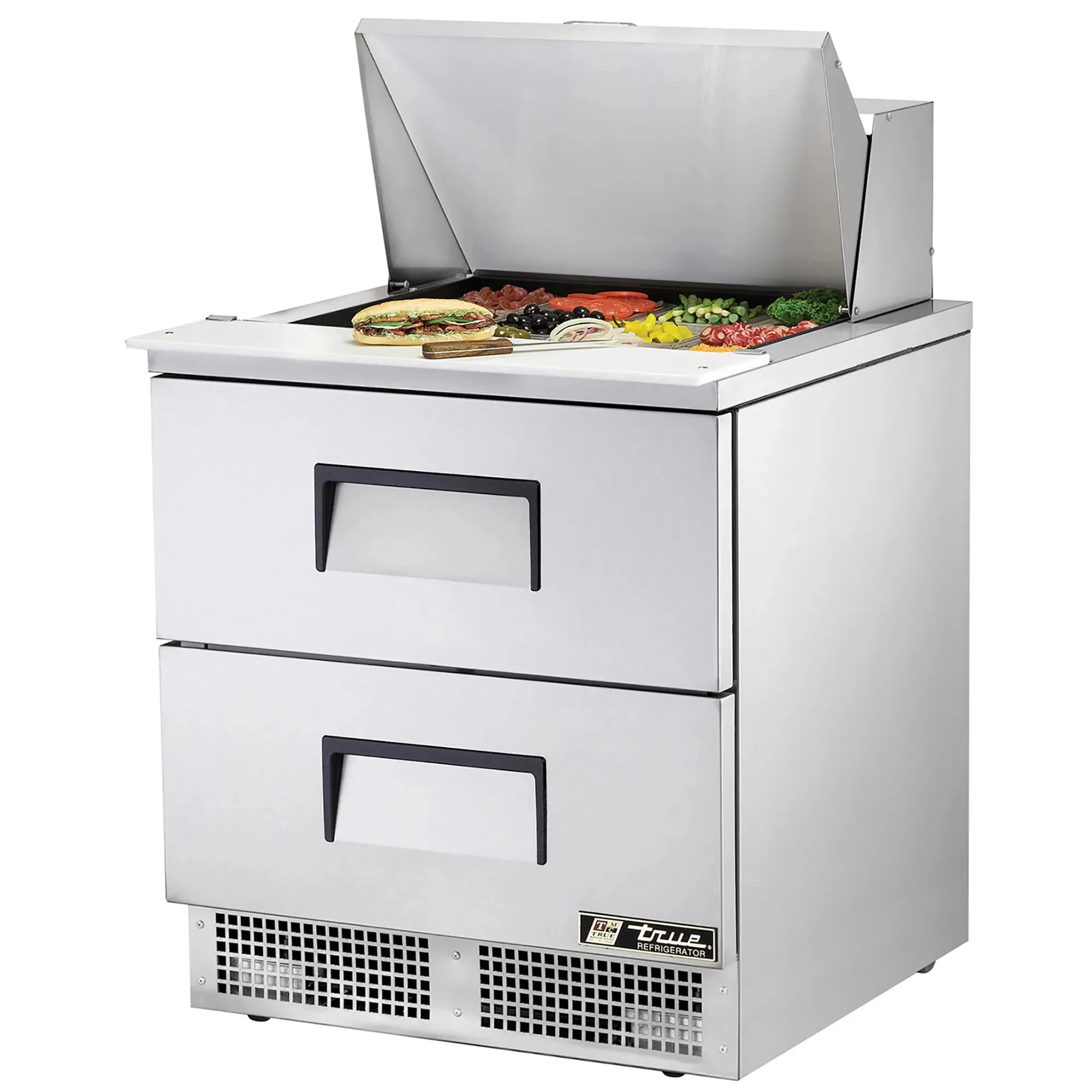True TFP-32-12M Single Door 32" Refrigerated Food Prep Table - Various Configurations - Image 2