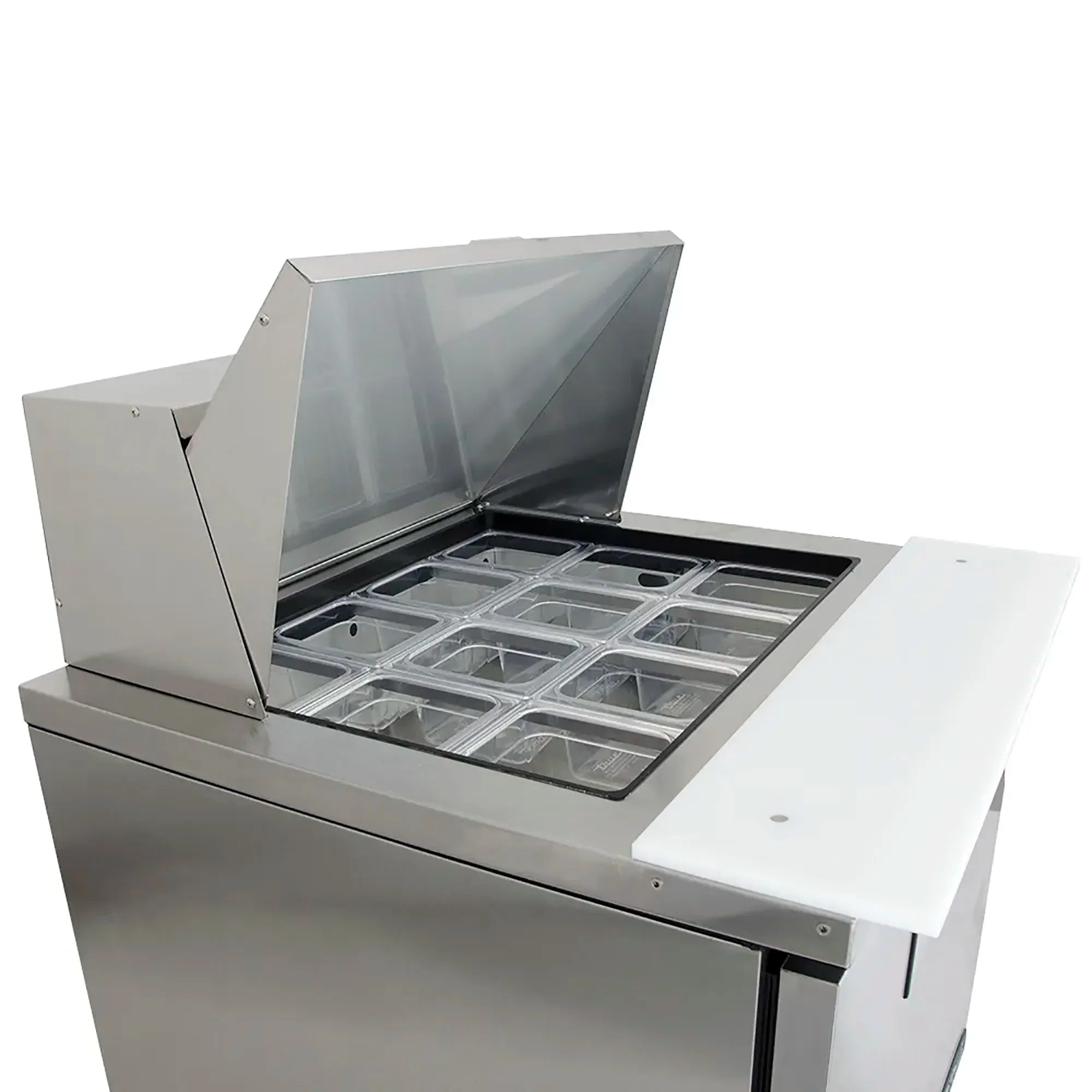 True TFP-32-12M Single Door 32" Refrigerated Food Prep Table - Various Configurations - Image 4