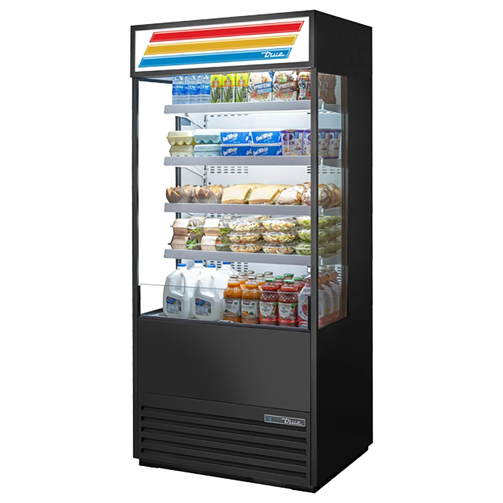 True TOAM-36 Open Air 36" Wide Refrigerator - Various Configurations - Image 3