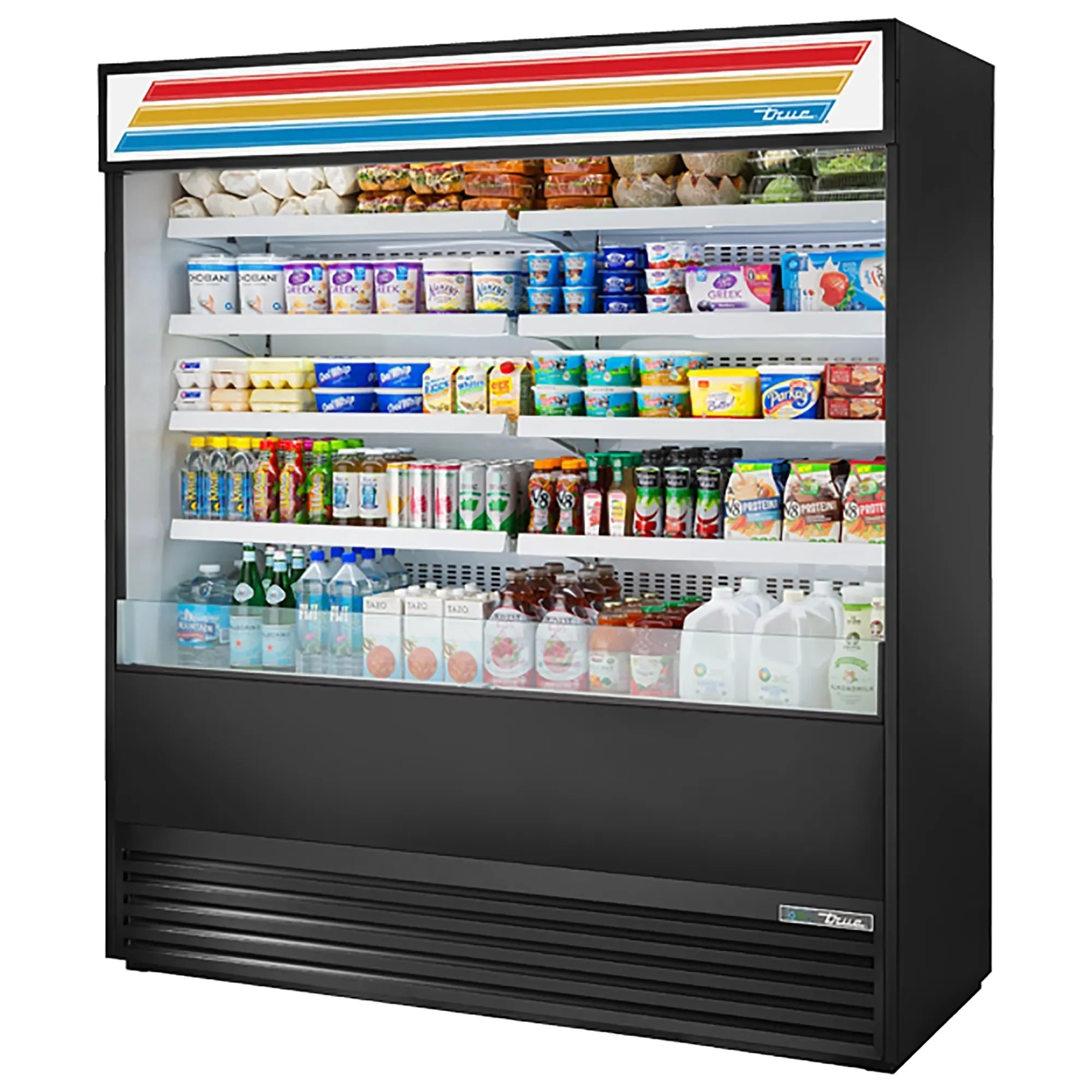 True TOAM-72 Open Air 72" Wide Refrigerator - Various Configurations