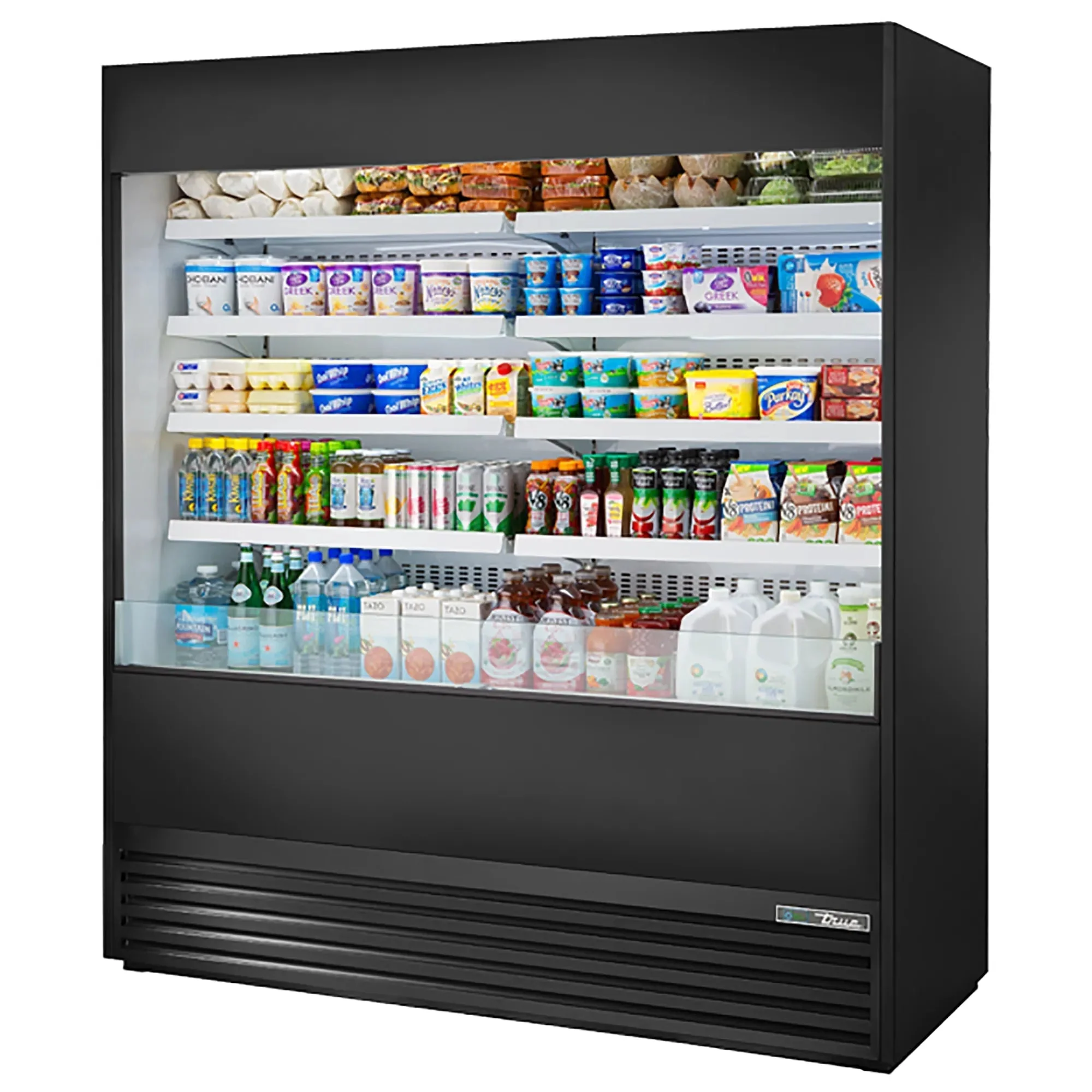 True TOAM-72 Open Air 72" Wide Refrigerator - Various Configurations - Image 2
