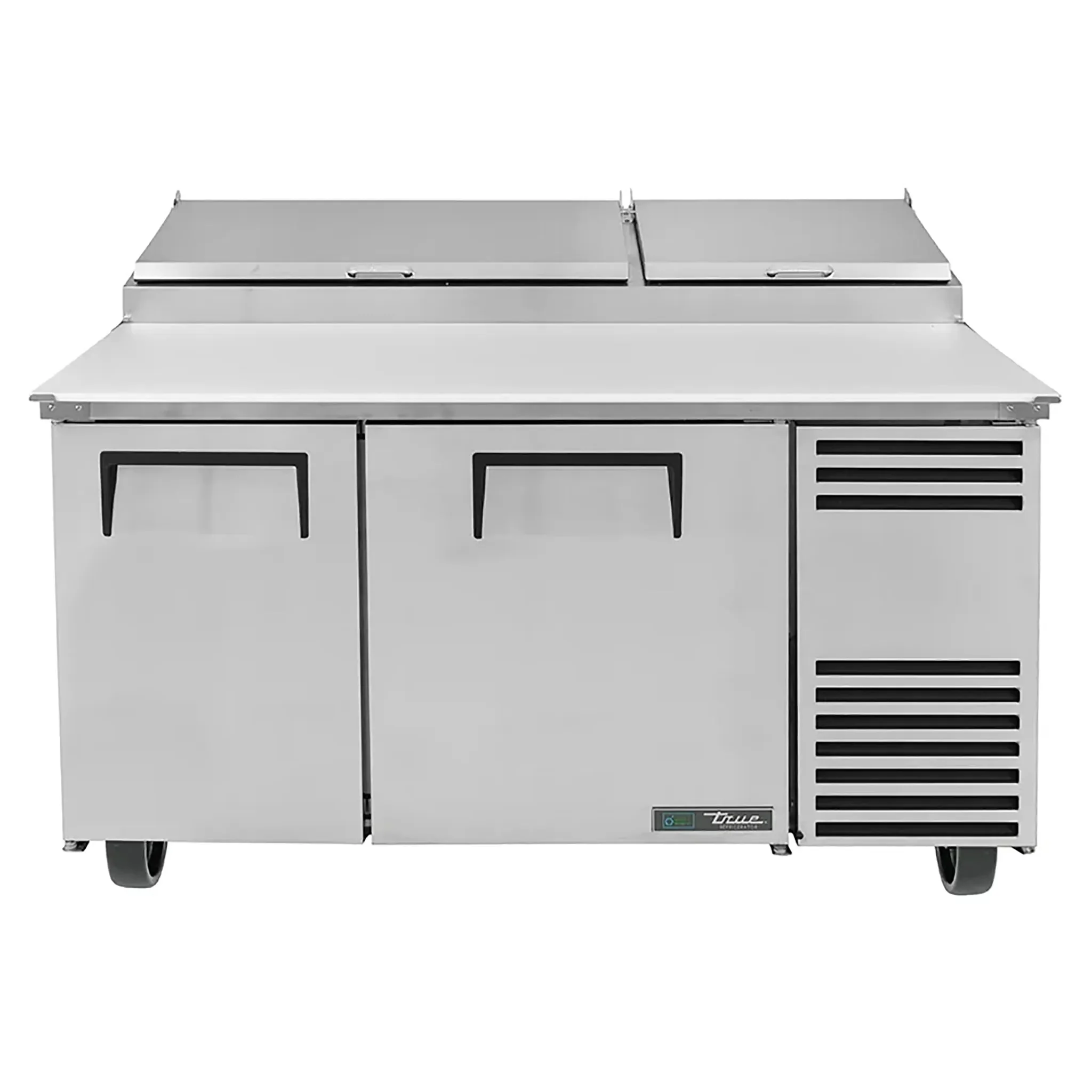 True TPP-AT-60-HC Double Door 60" Refrigerated Pizza Prep Table - Various Configurations - Image 3